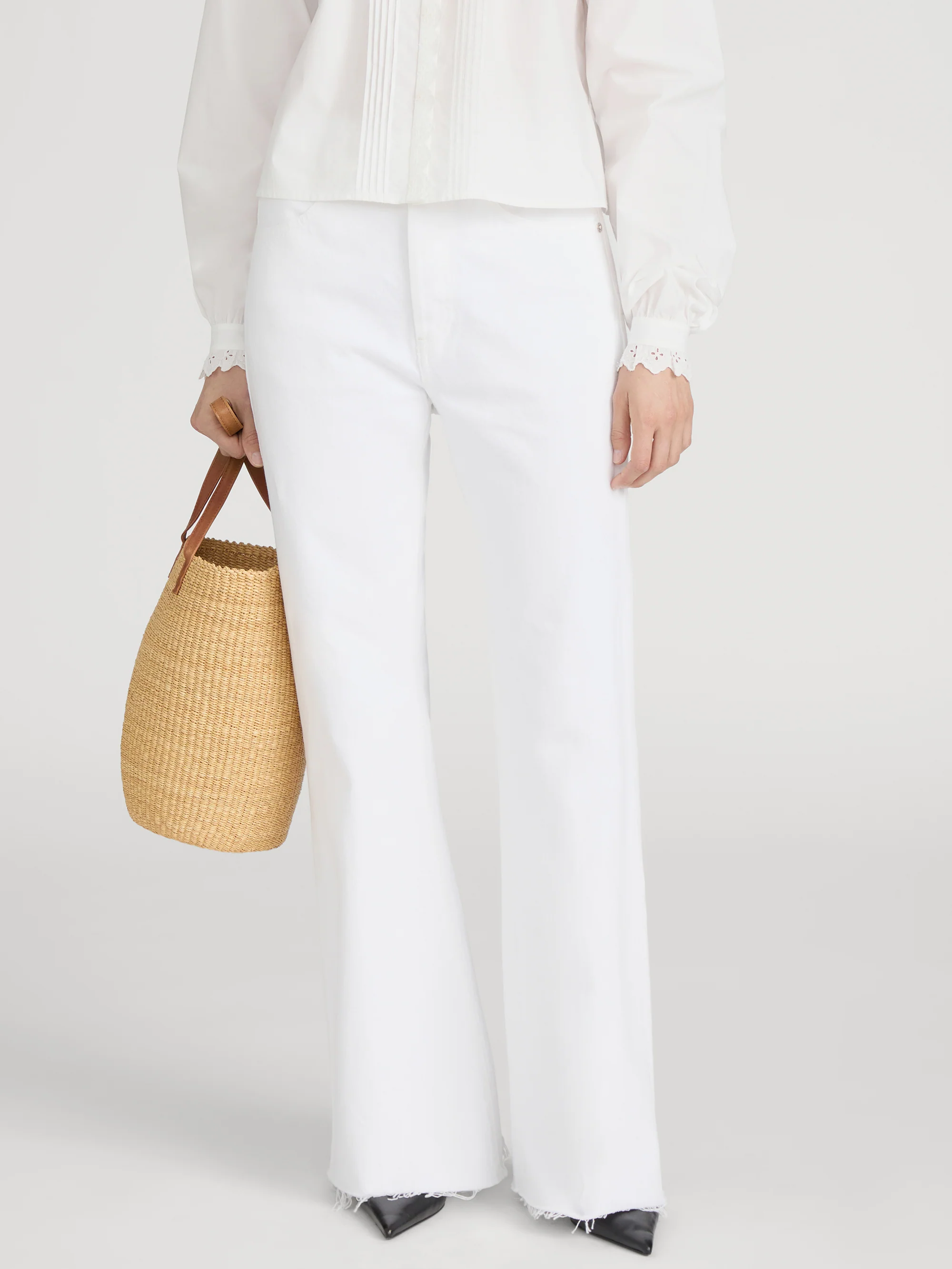 The Pixie LAX -- White Raw Fray - Image 3