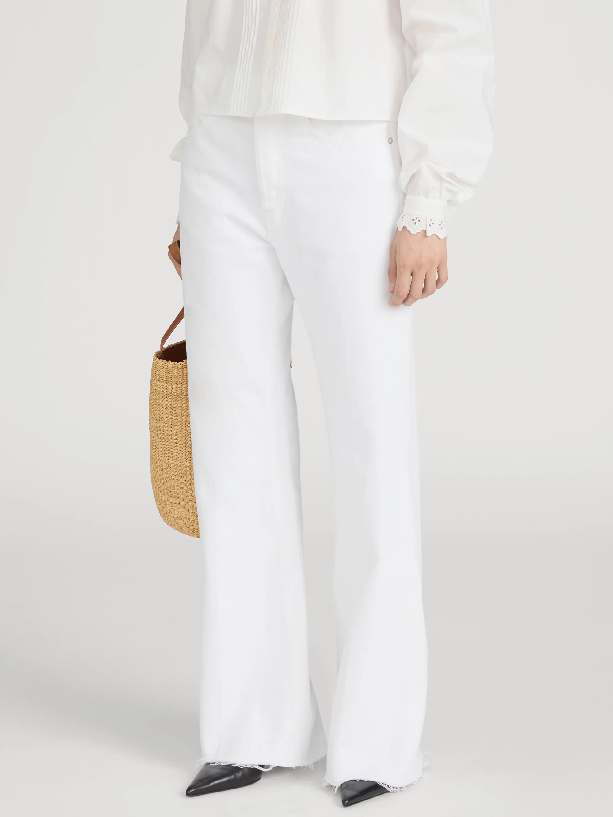 The Pixie LAX -- White Raw Fray - Image 4