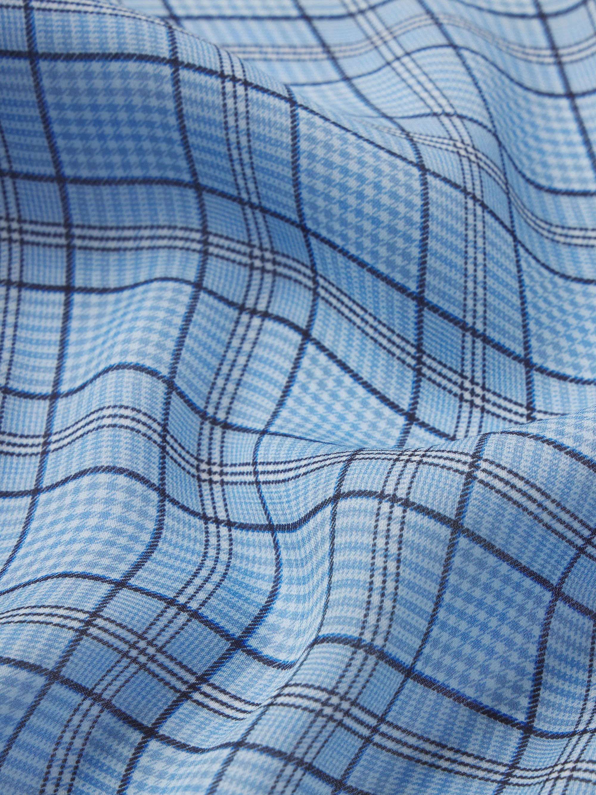 The Plaid Gillian Top -- Sky Blue Multi - Image 7