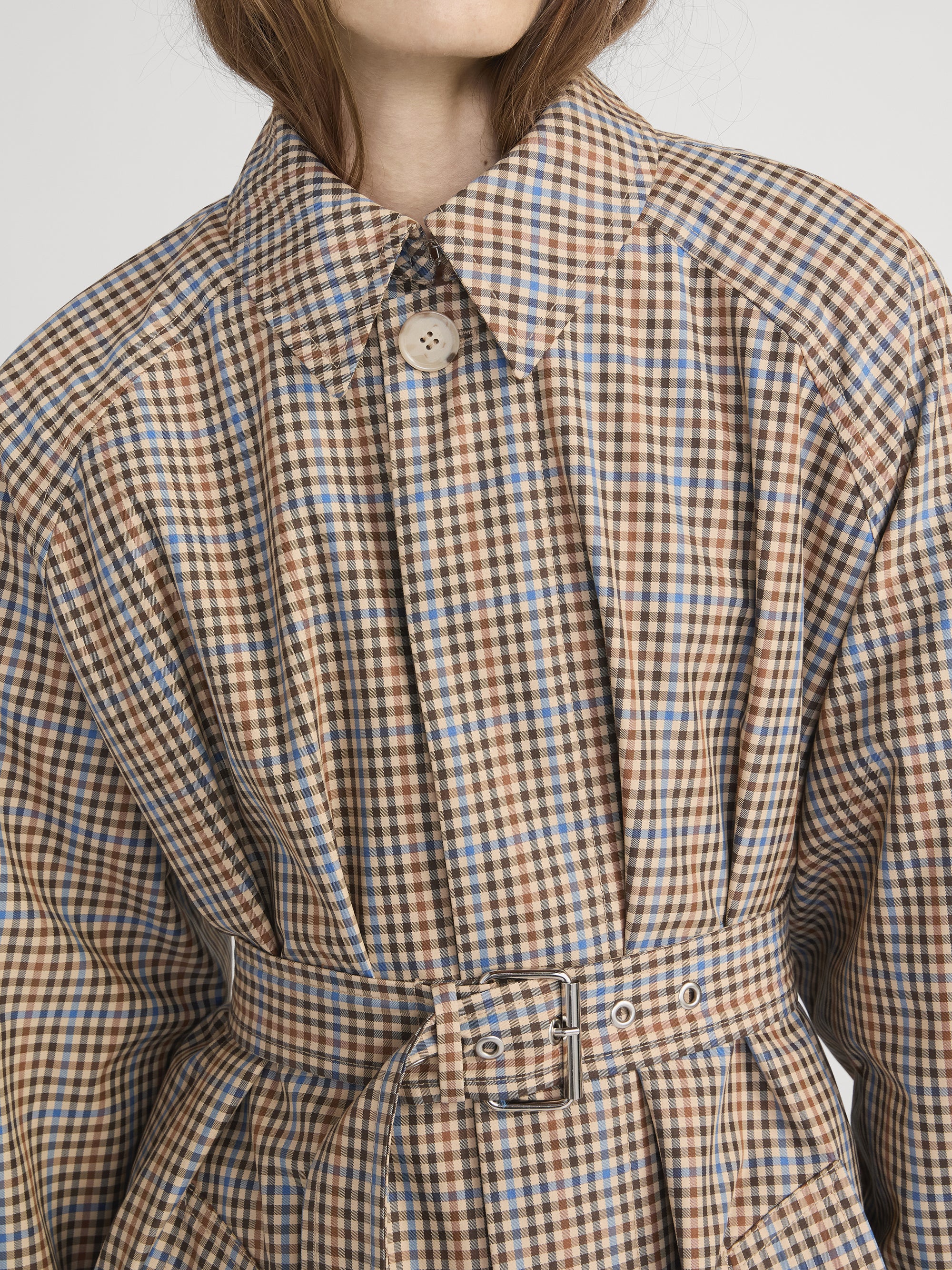 The Plaid Mac Coat -- Mocha Check - Image 5