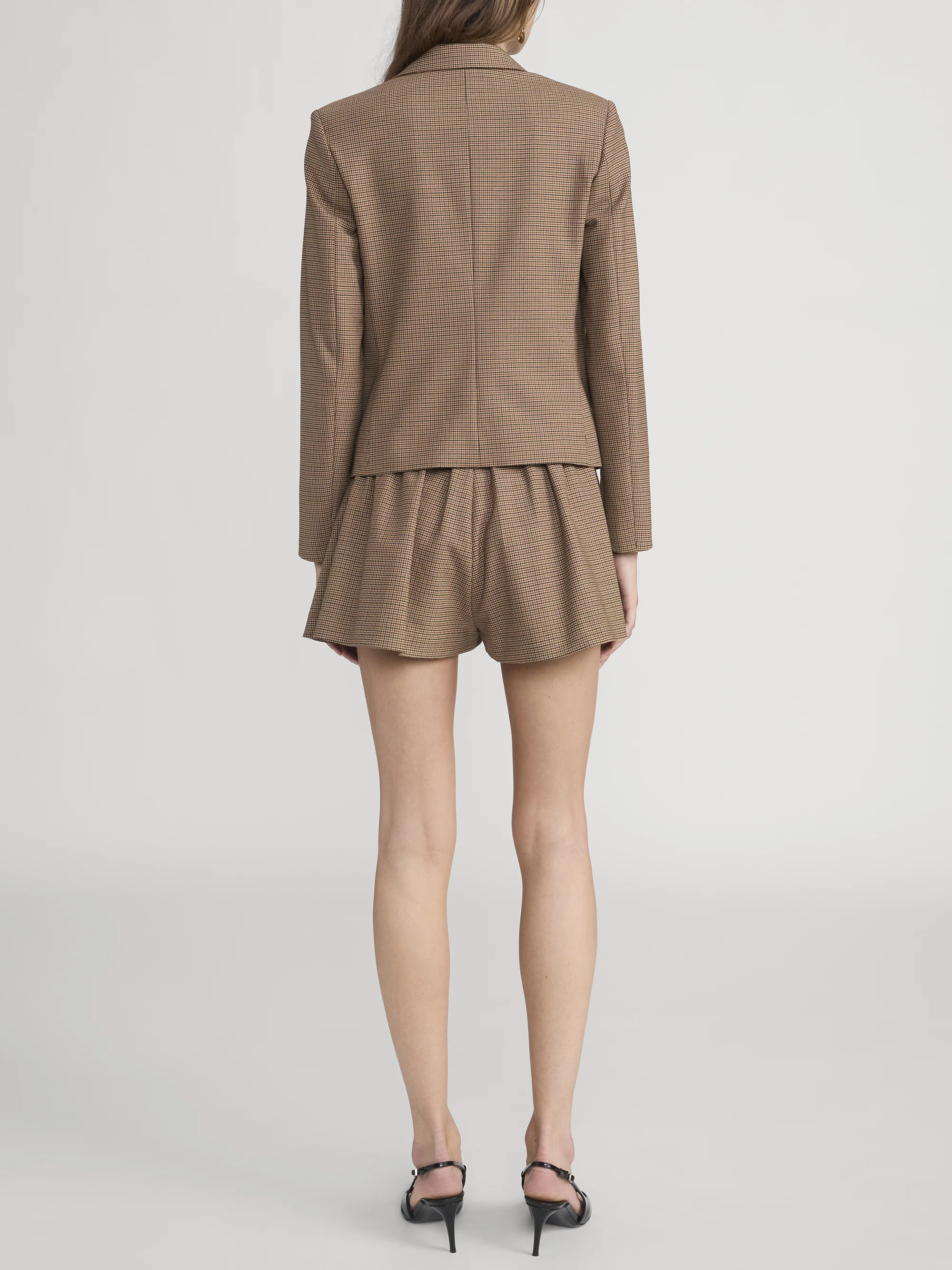 The Plaid Smart Blazer -- Brown Multi - Image 6