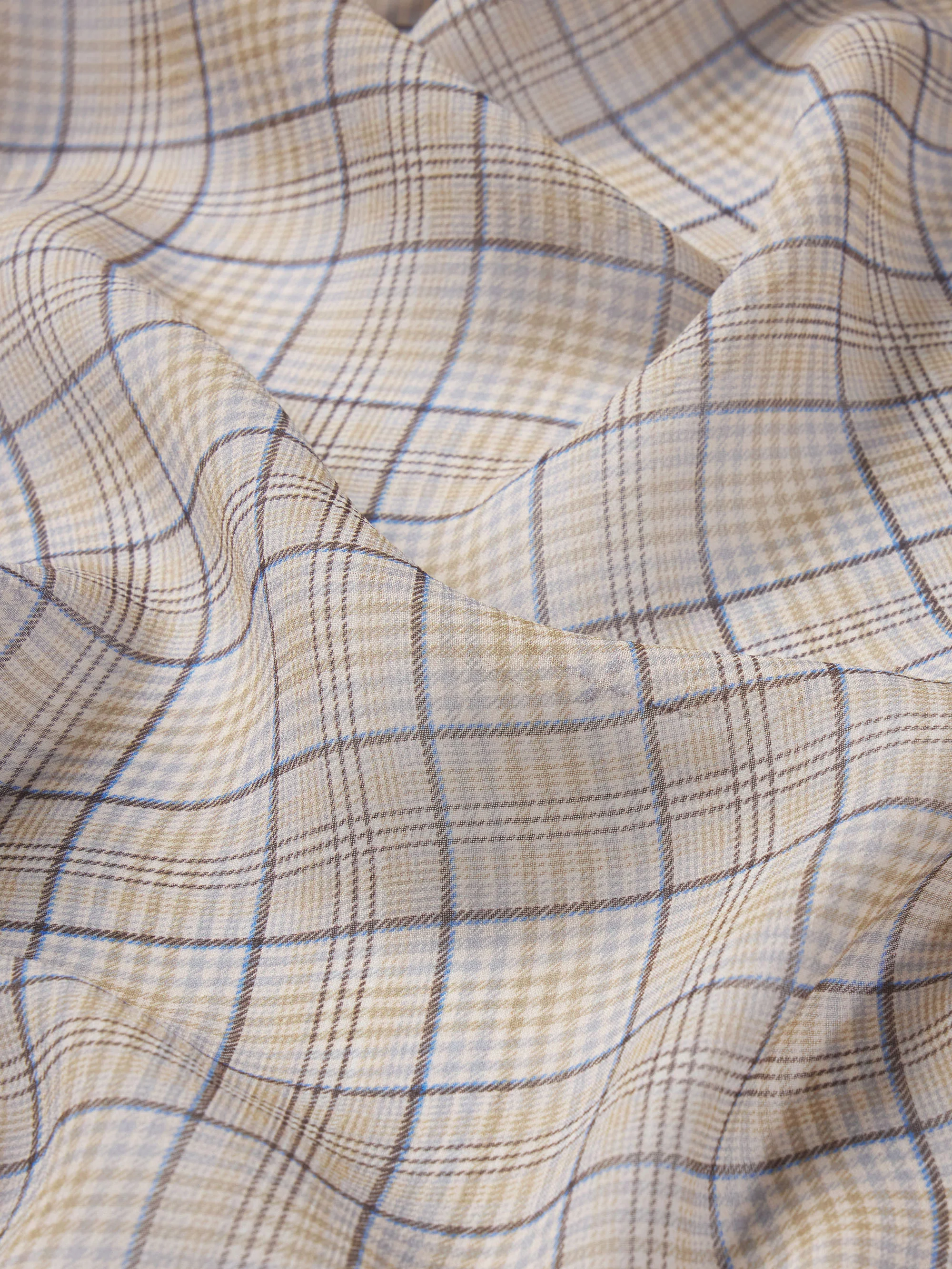 The Plaid Staple Blouse -- Walnut Multi - Image 7