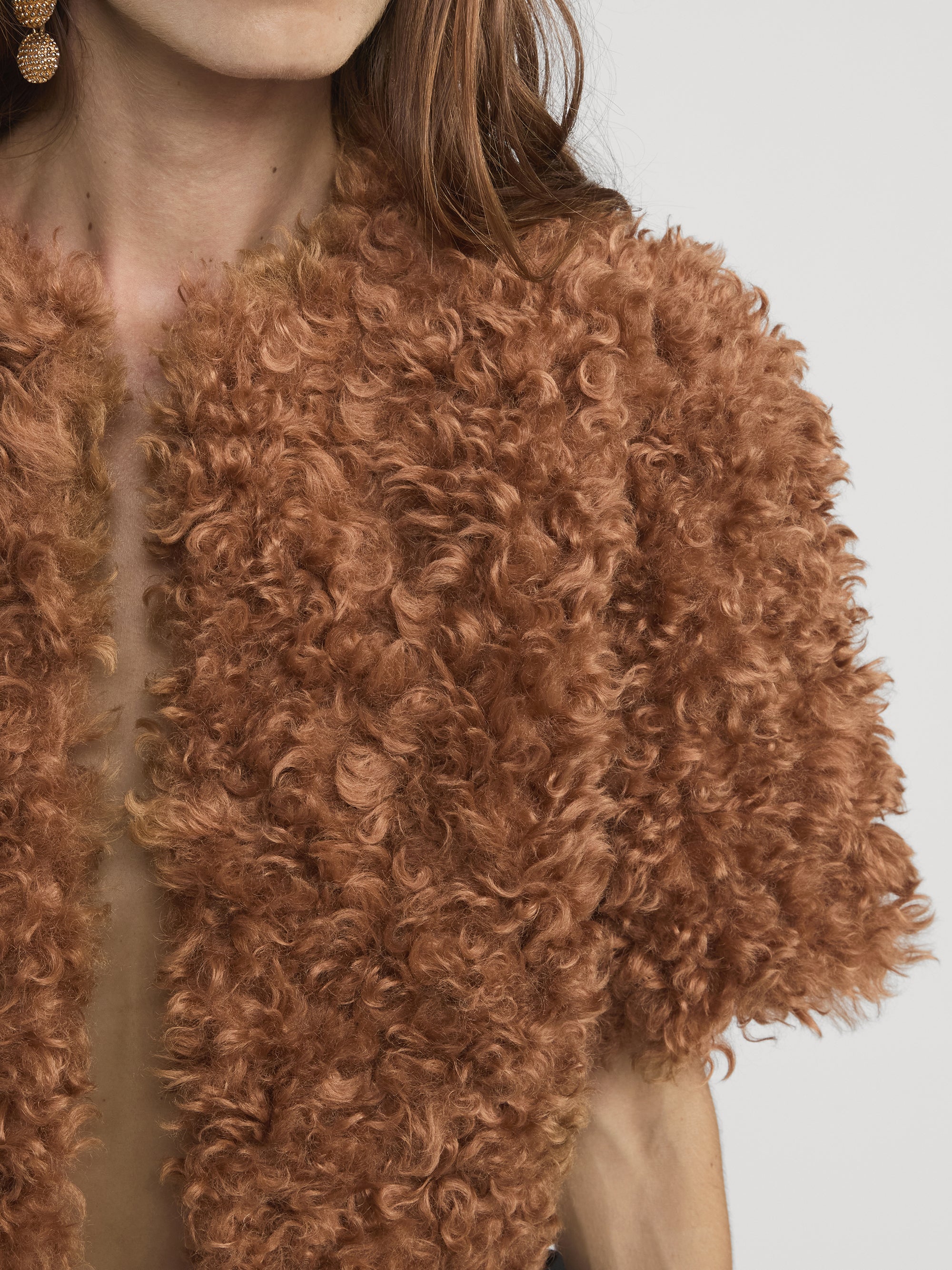 The Plush Bolero -- Camel - Image 4
