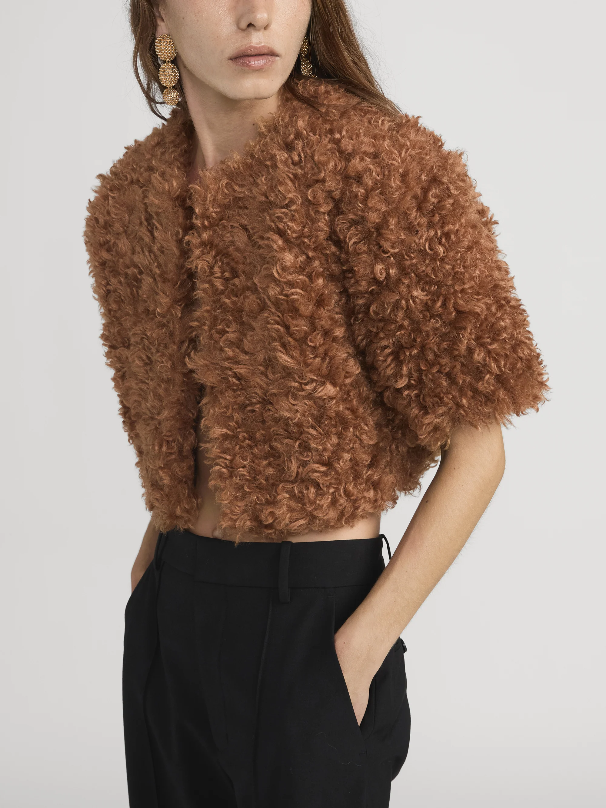 The Plush Bolero -- Camel - Image 5
