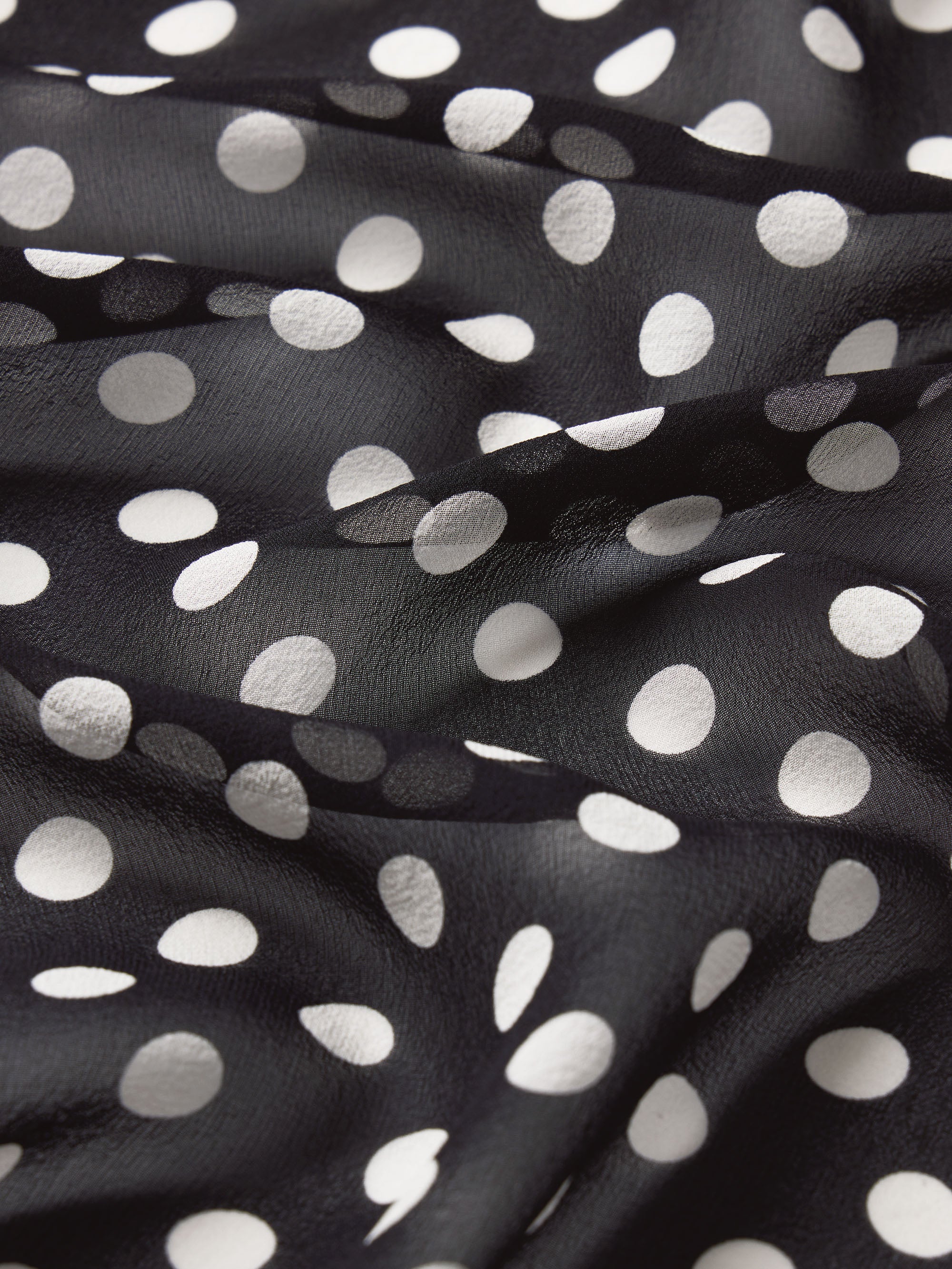 The Polka Dot Nouvelle Blouse -- Black Multi - Image 7