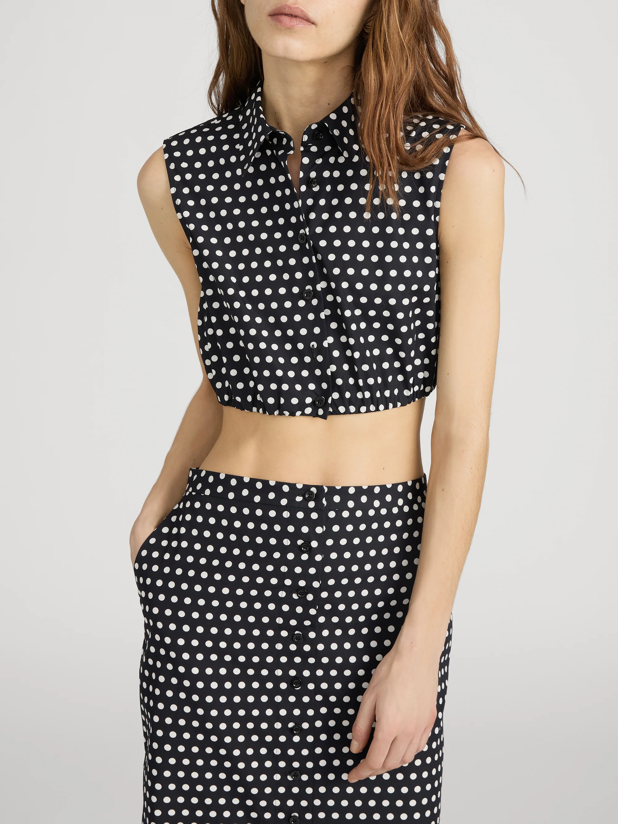 The Polka Dot Top -- Black Multi - Image 2