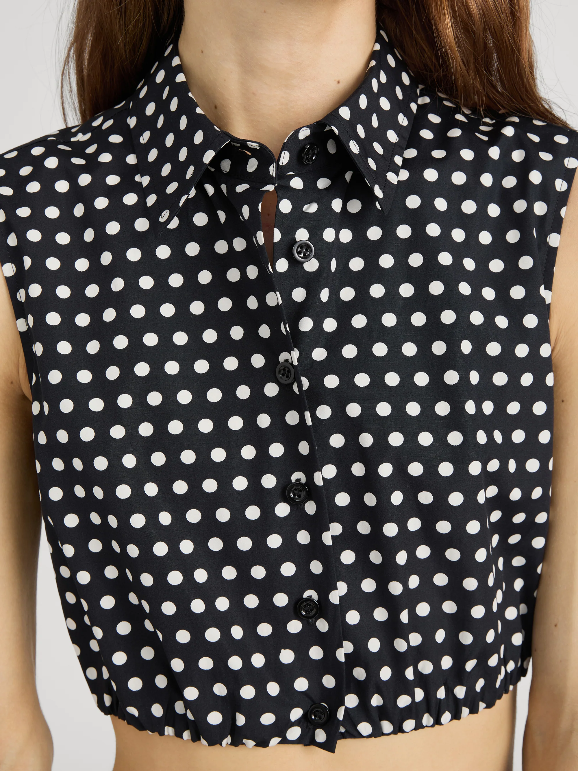 The Polka Dot Top -- Black Multi - Image 5