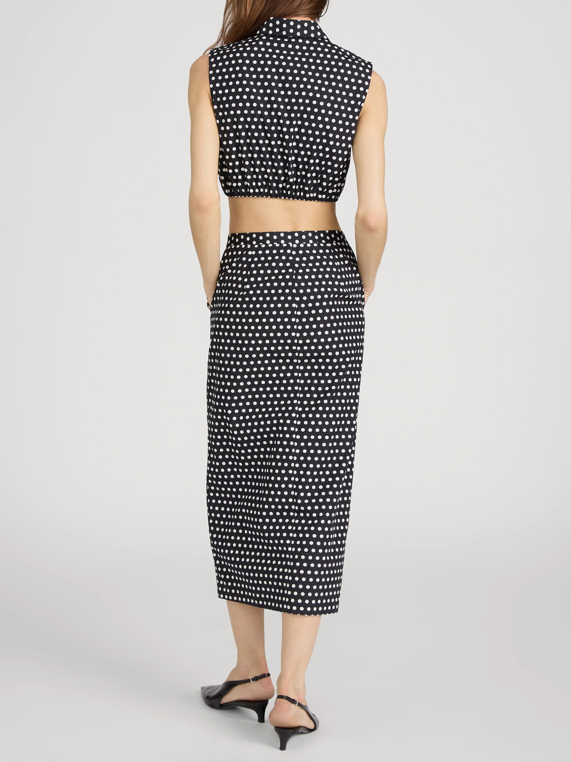 The Polka Dot Top -- Black Multi - Image 6