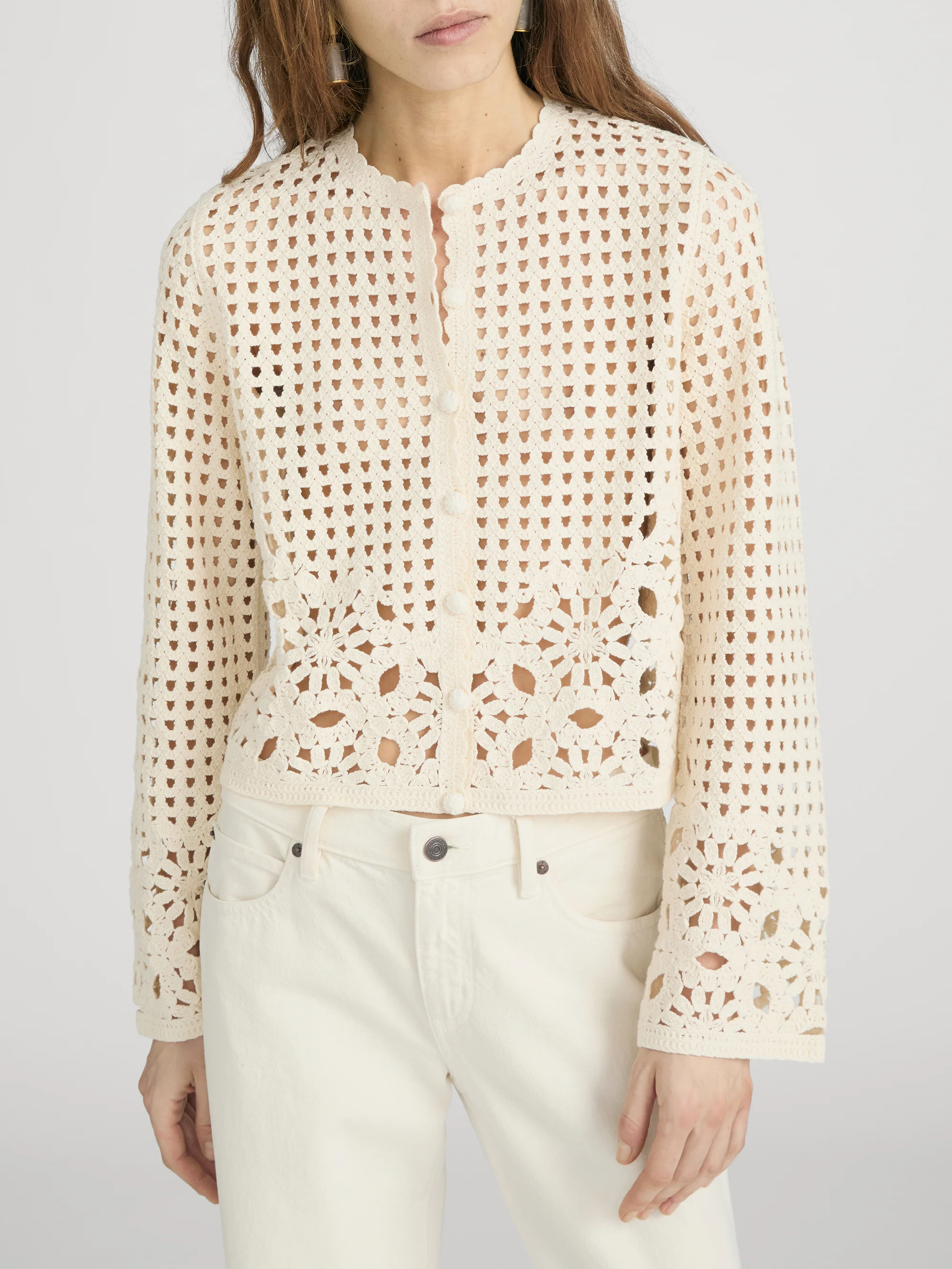 The Postcard Cardi -- Cream - Image 3
