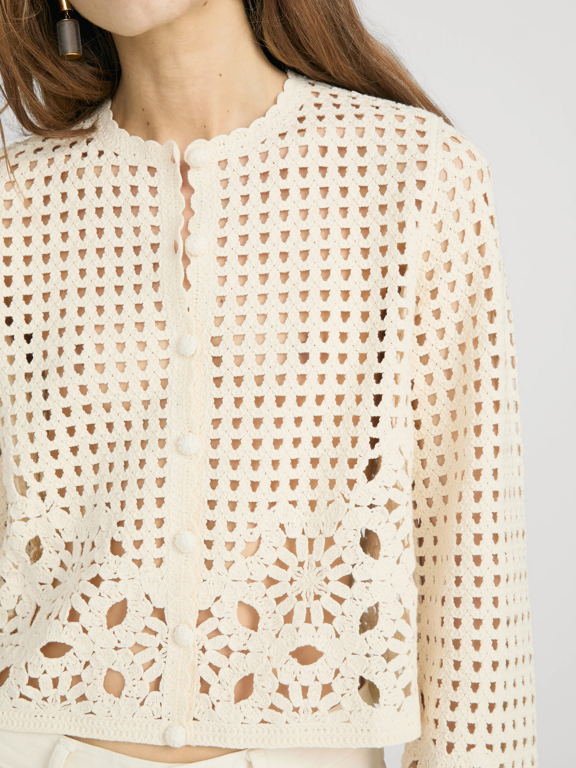The Postcard Cardi -- Cream - Image 5