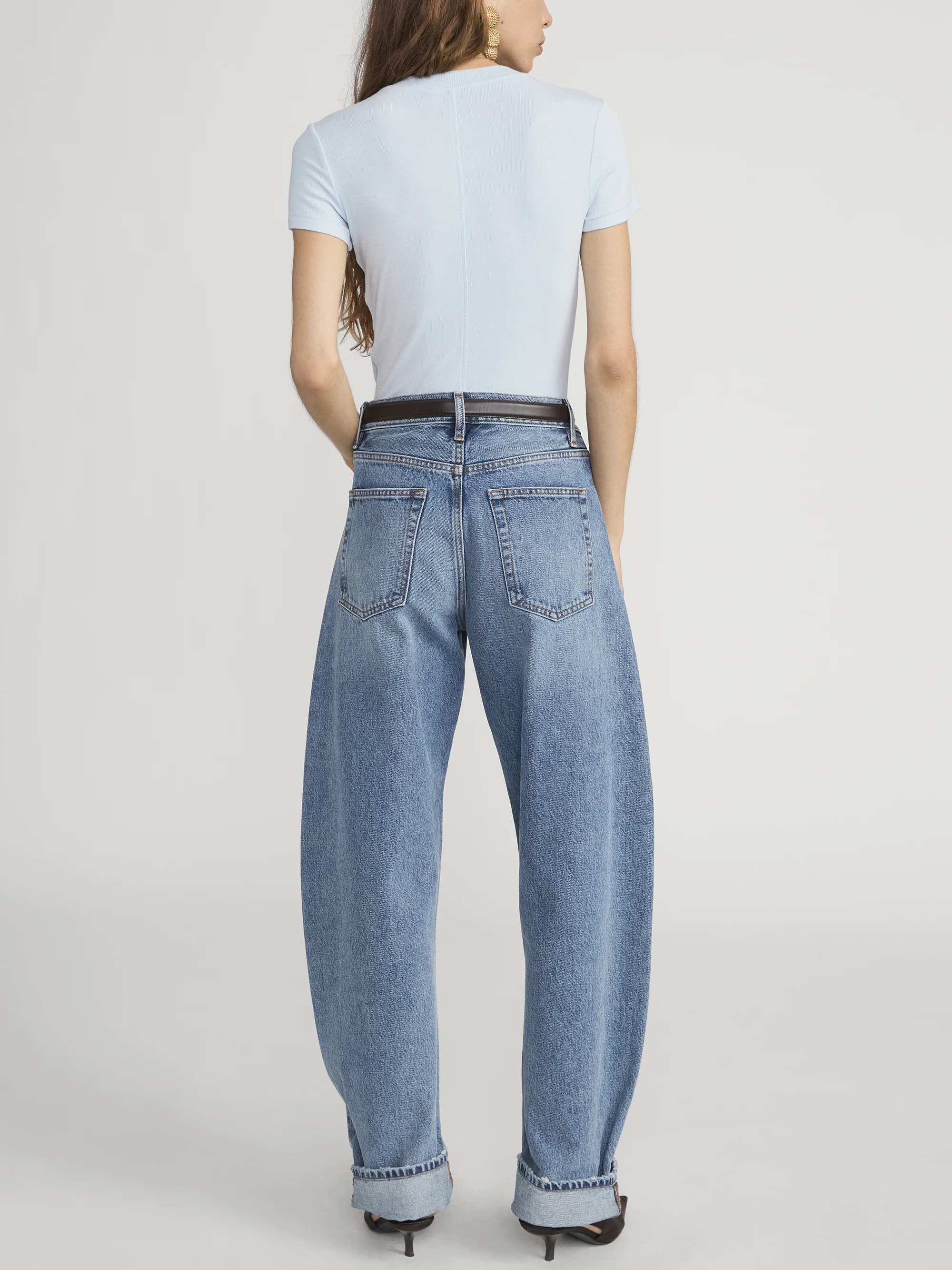 The Rib Baby Tee -- Sky Blue - Image 6