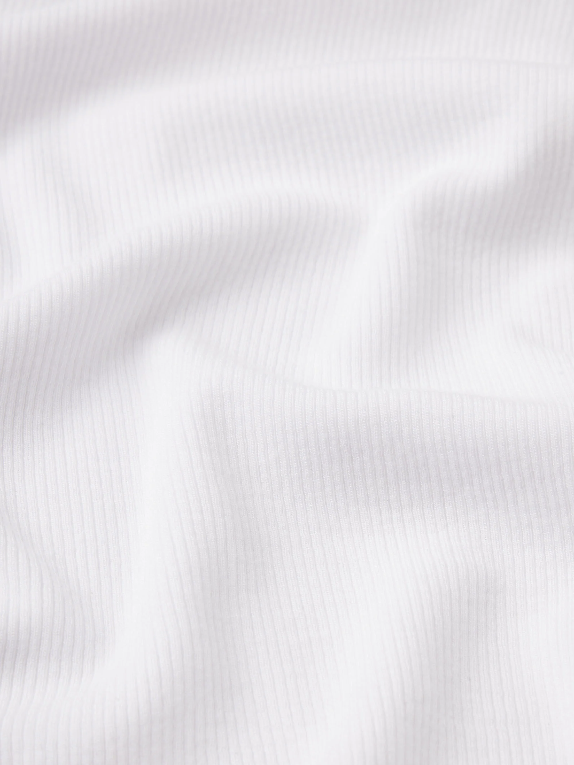 The Rib Scoop Neck Tank -- White - Image 3