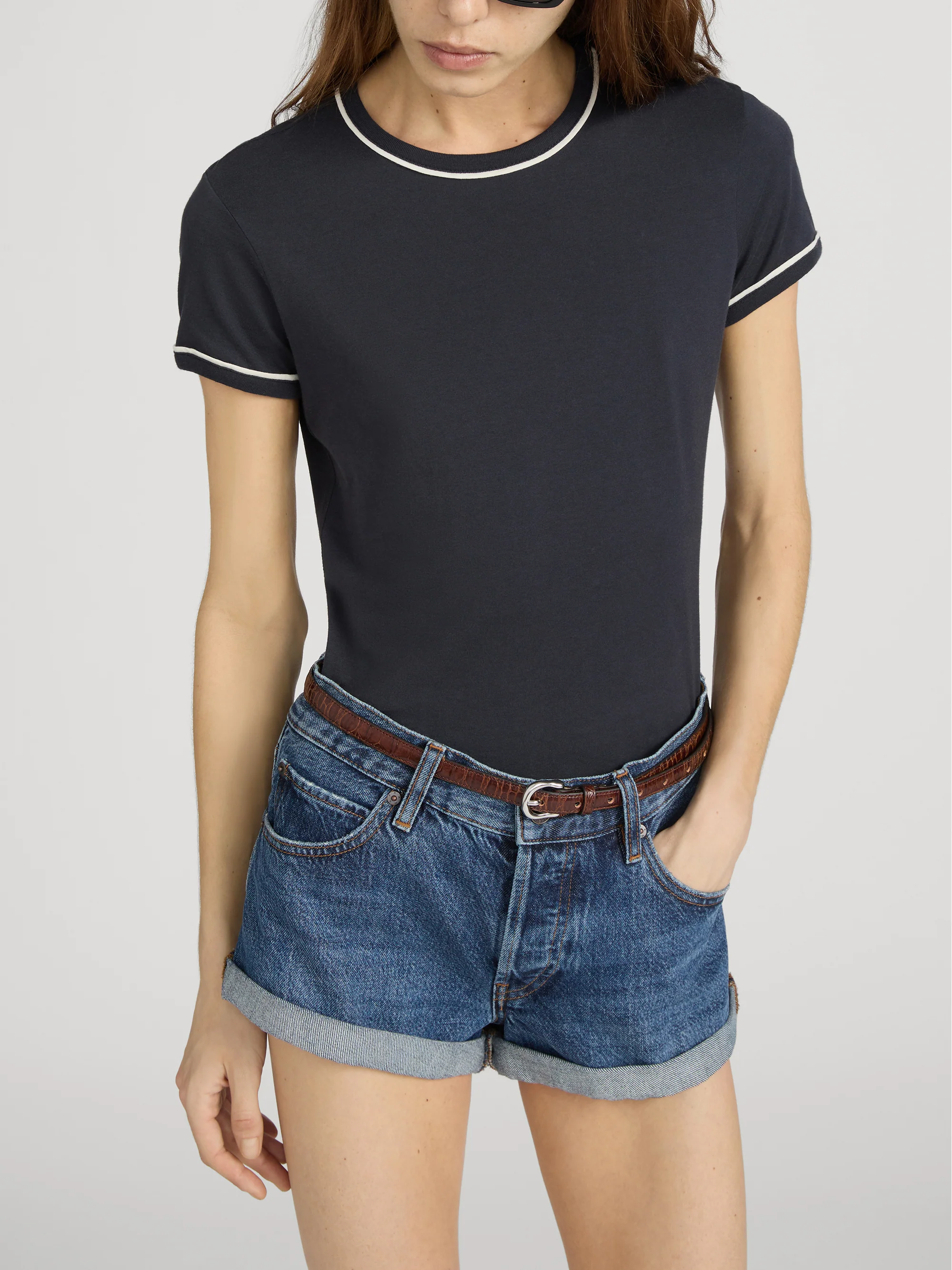 The Ringer Baby Tee -- Navy Multi - Image 3