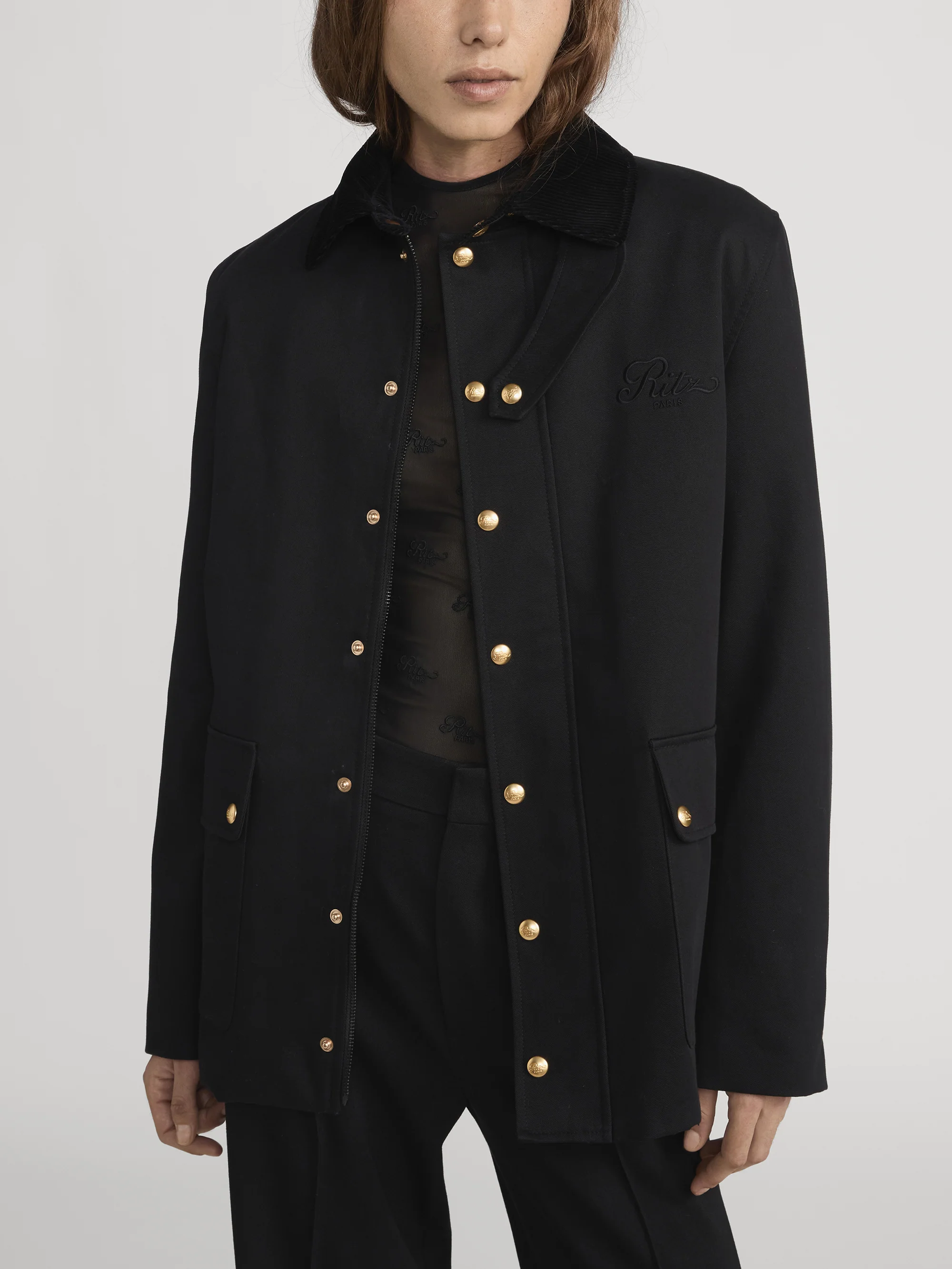 The Ritz Hunting Jacket -- Black - Image 3