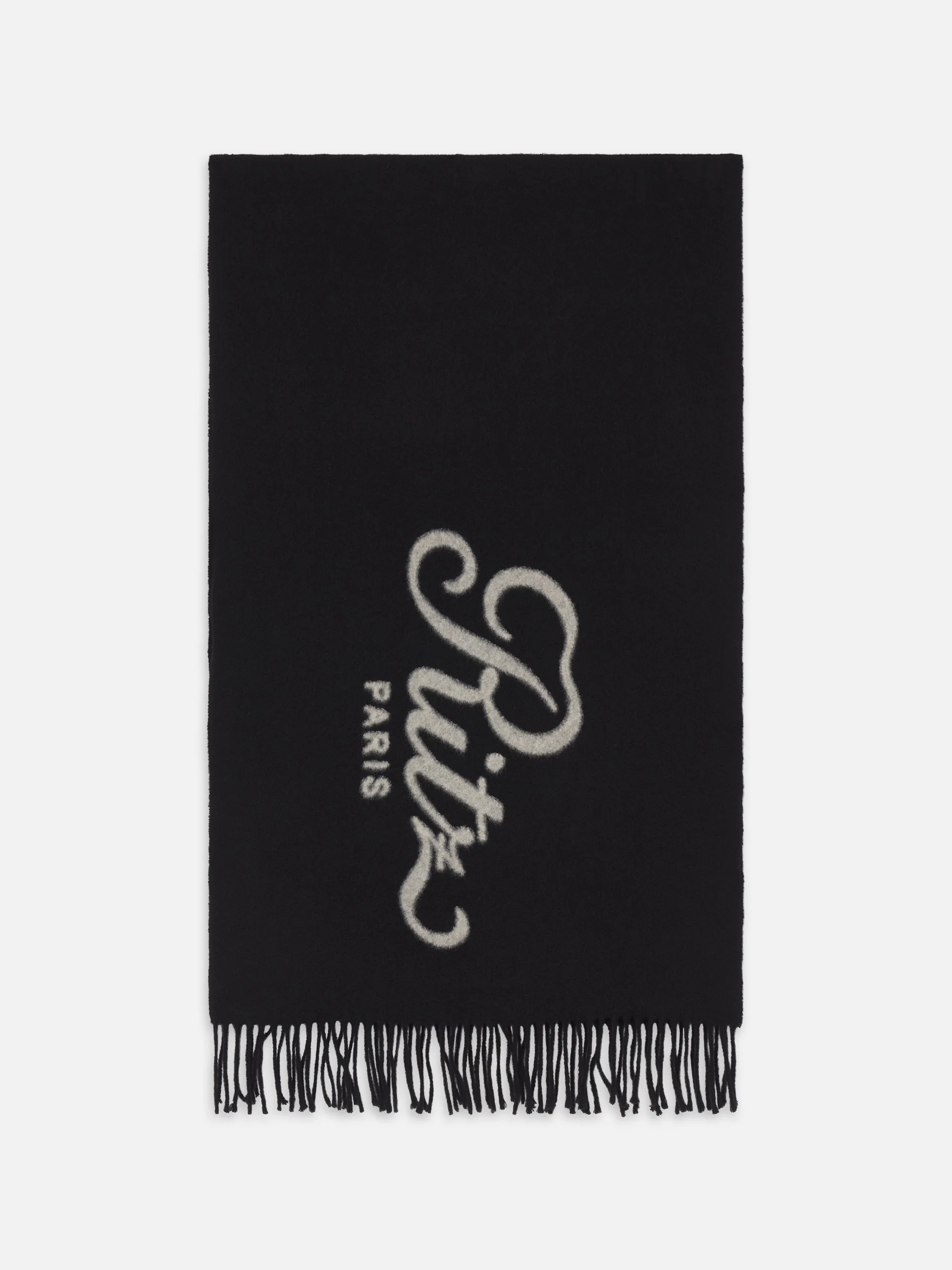The Ritz Wool Scarf -- Black