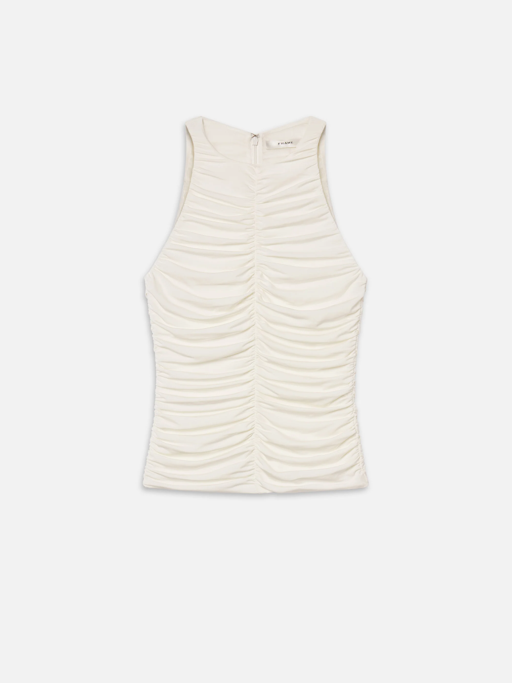 The Ruched Tank -- Cream