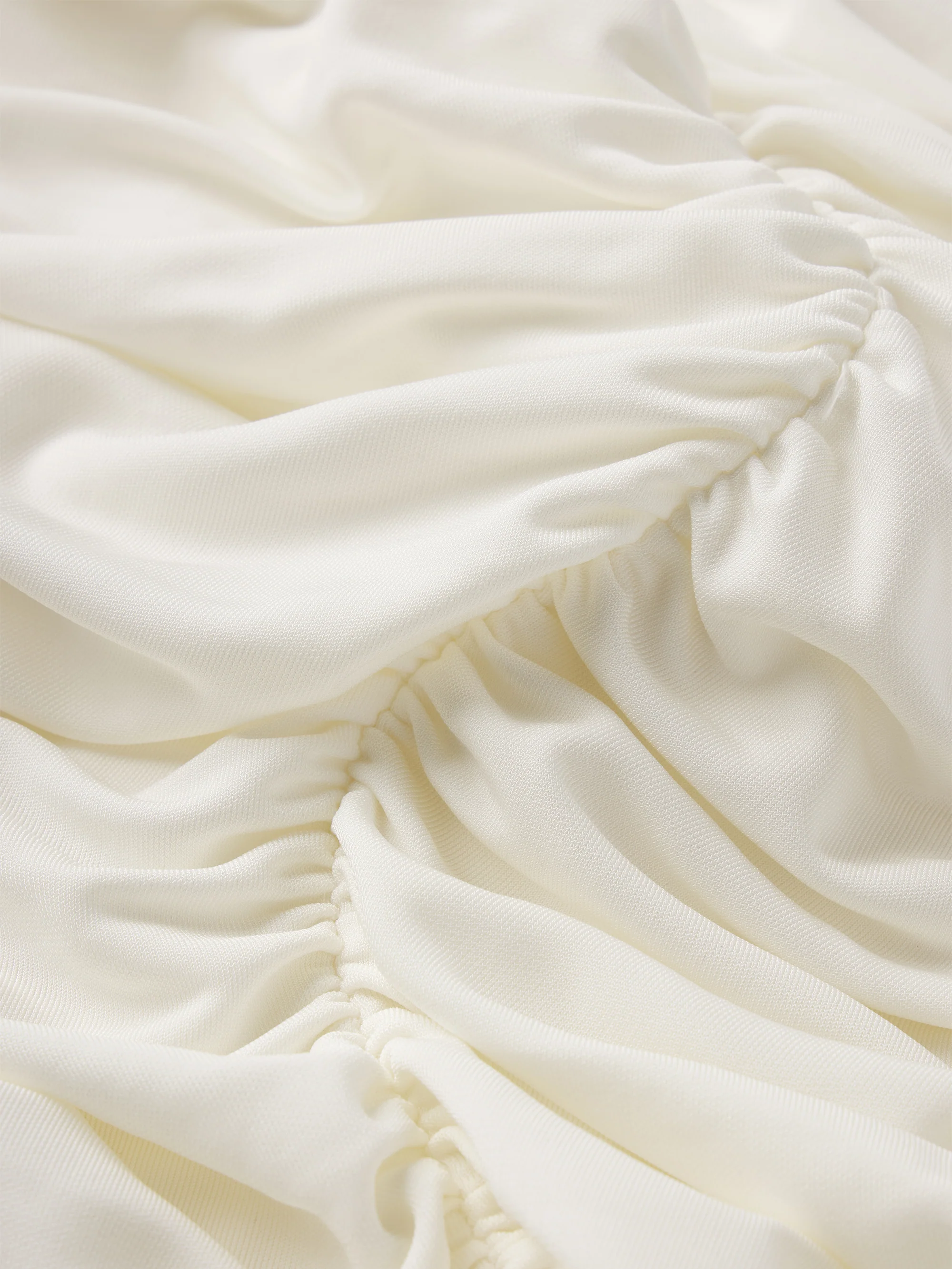 The Ruched Tank -- Cream - Image 7