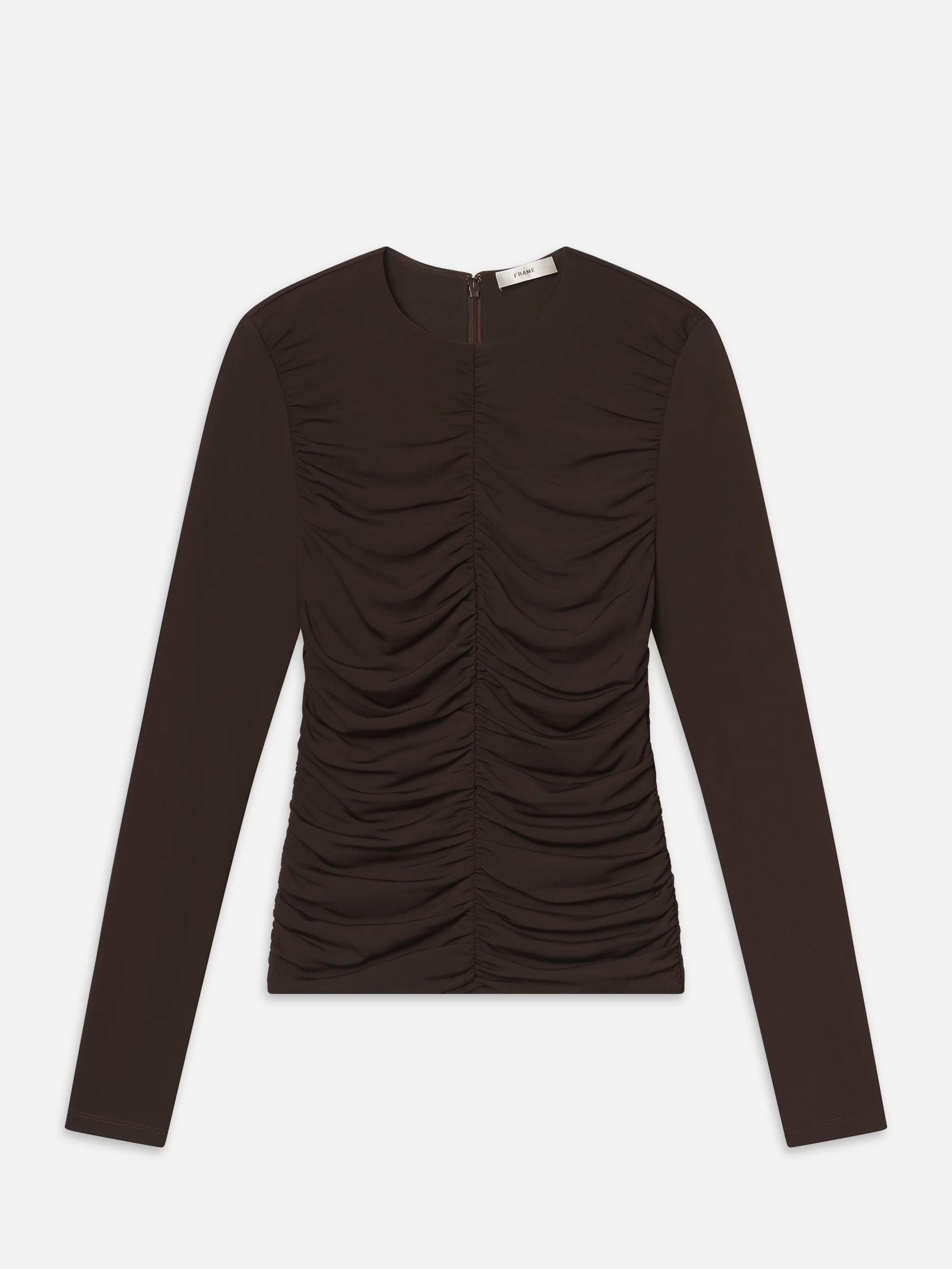 The Ruched Top -- Mocha