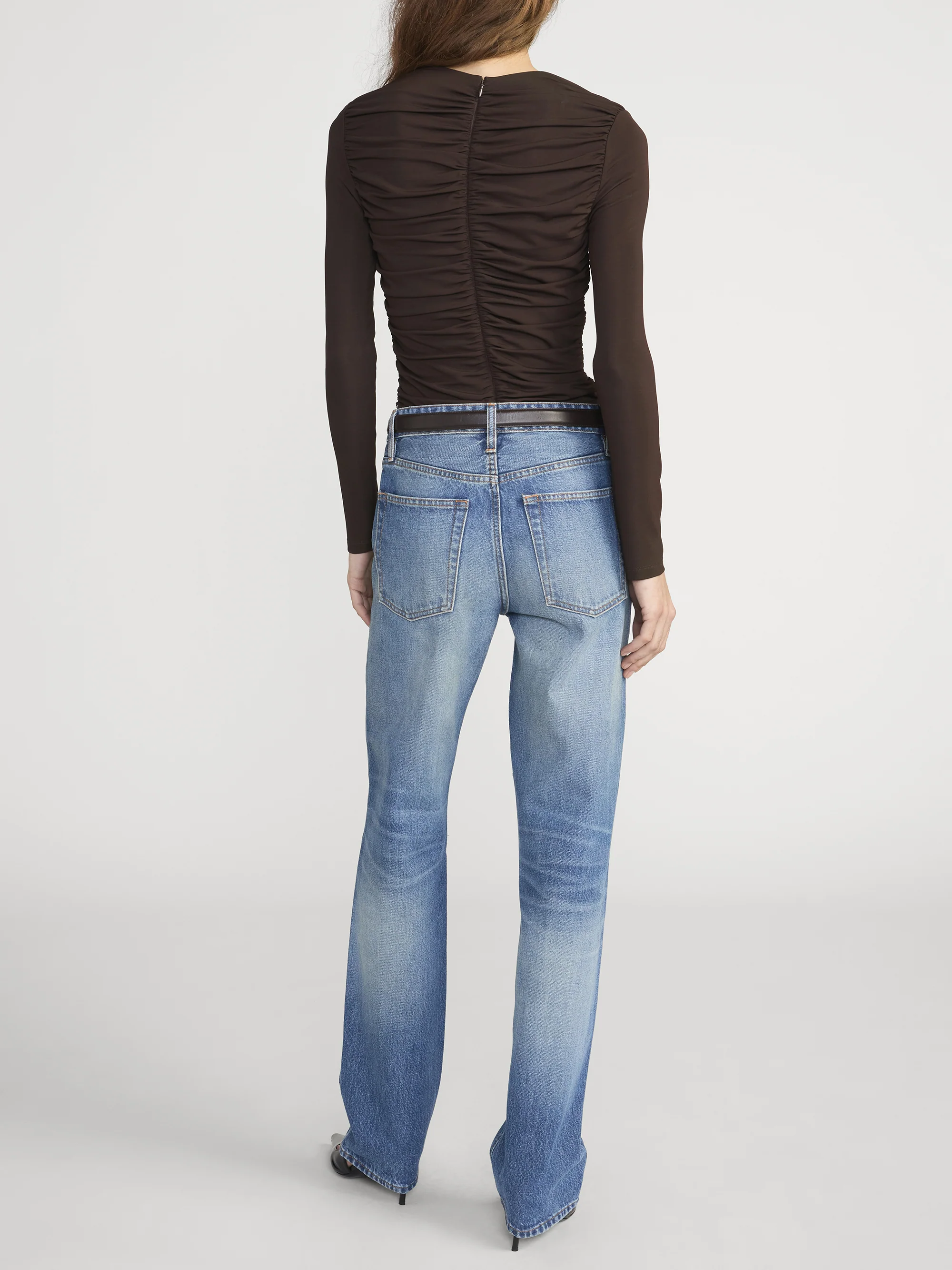 The Ruched Top -- Mocha - Image 6