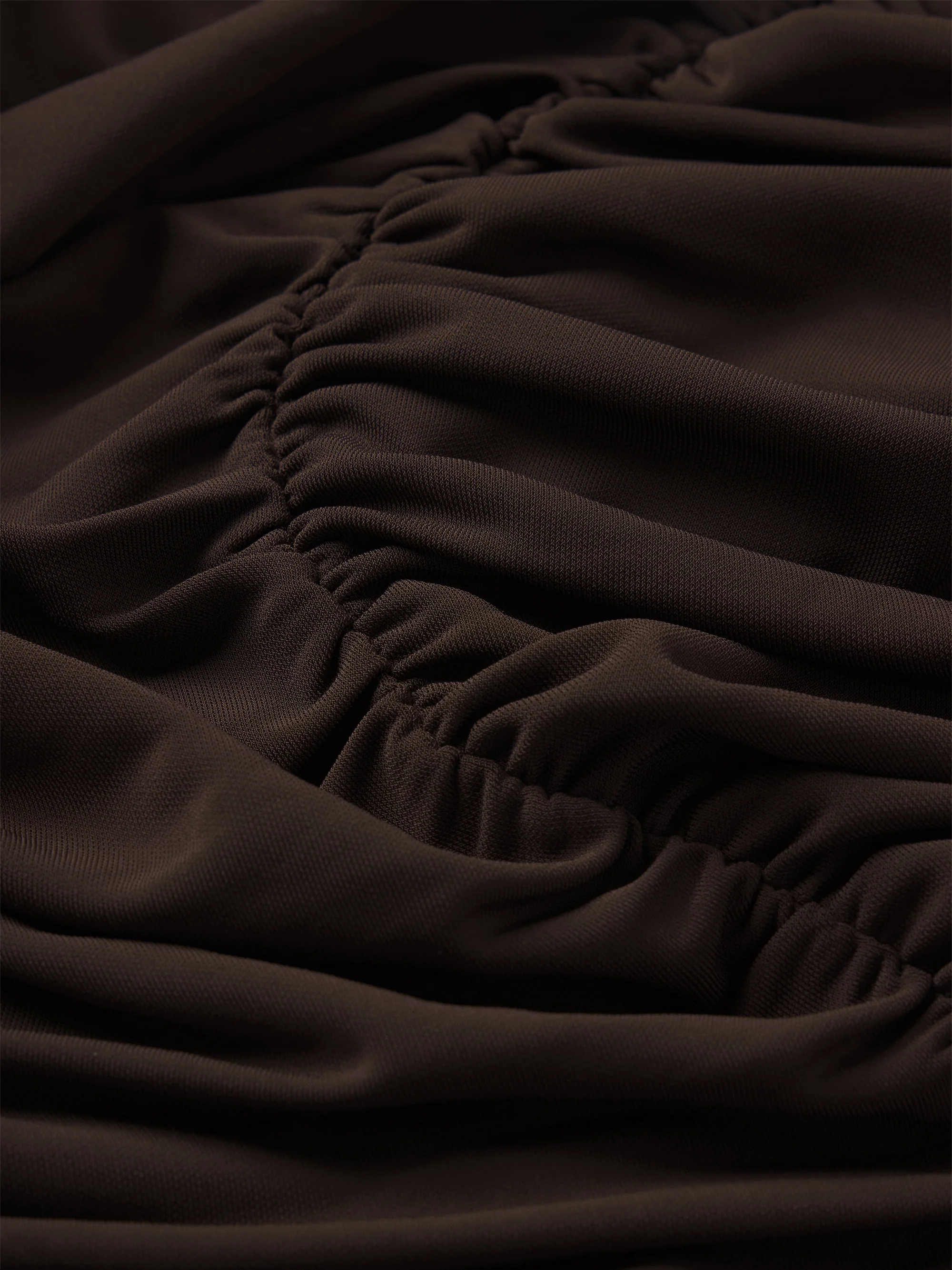 The Ruched Top -- Mocha - Image 7