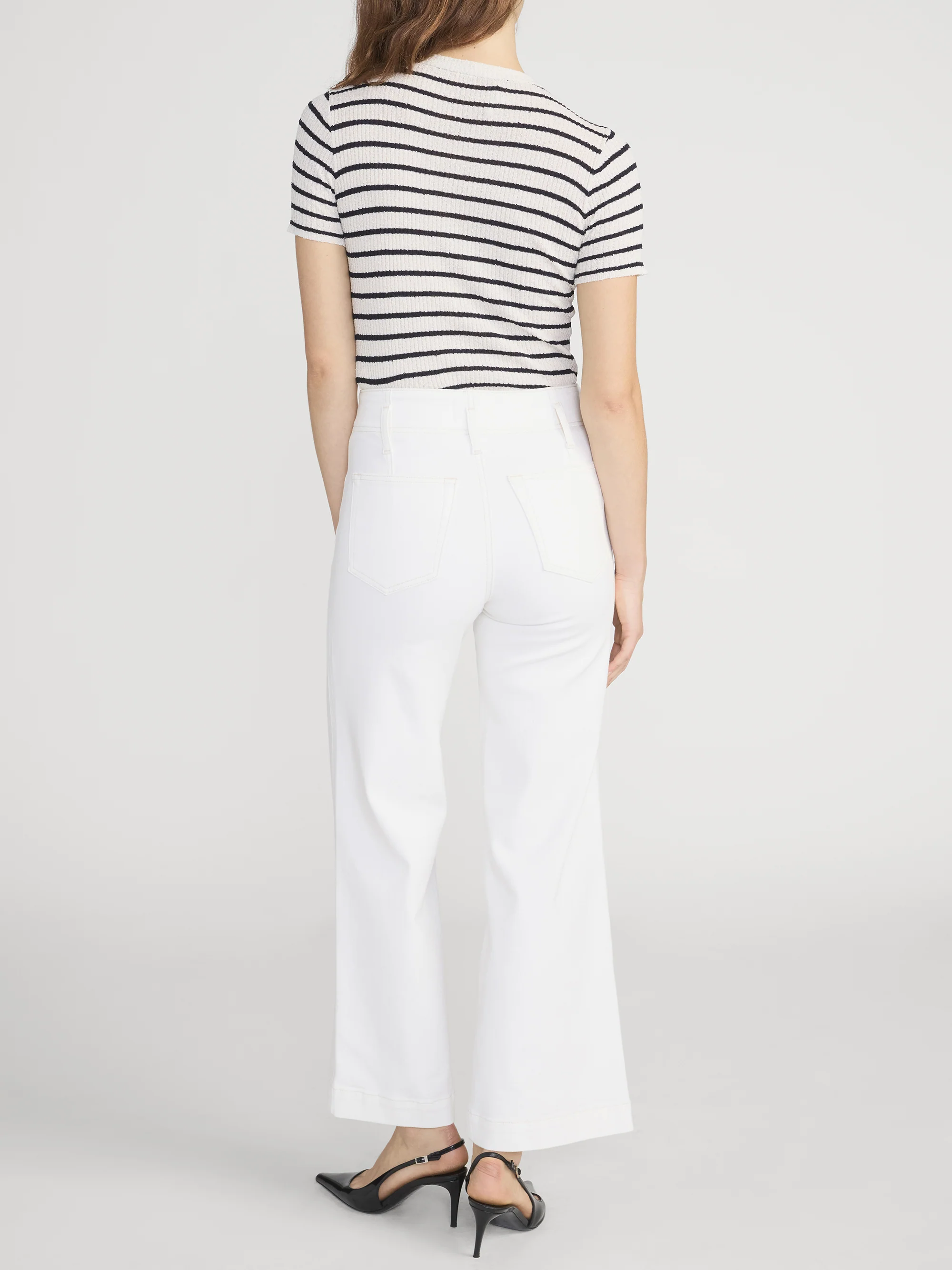 The Seamed Wide Trouser Crop -- Au Natural Clean - Image 6