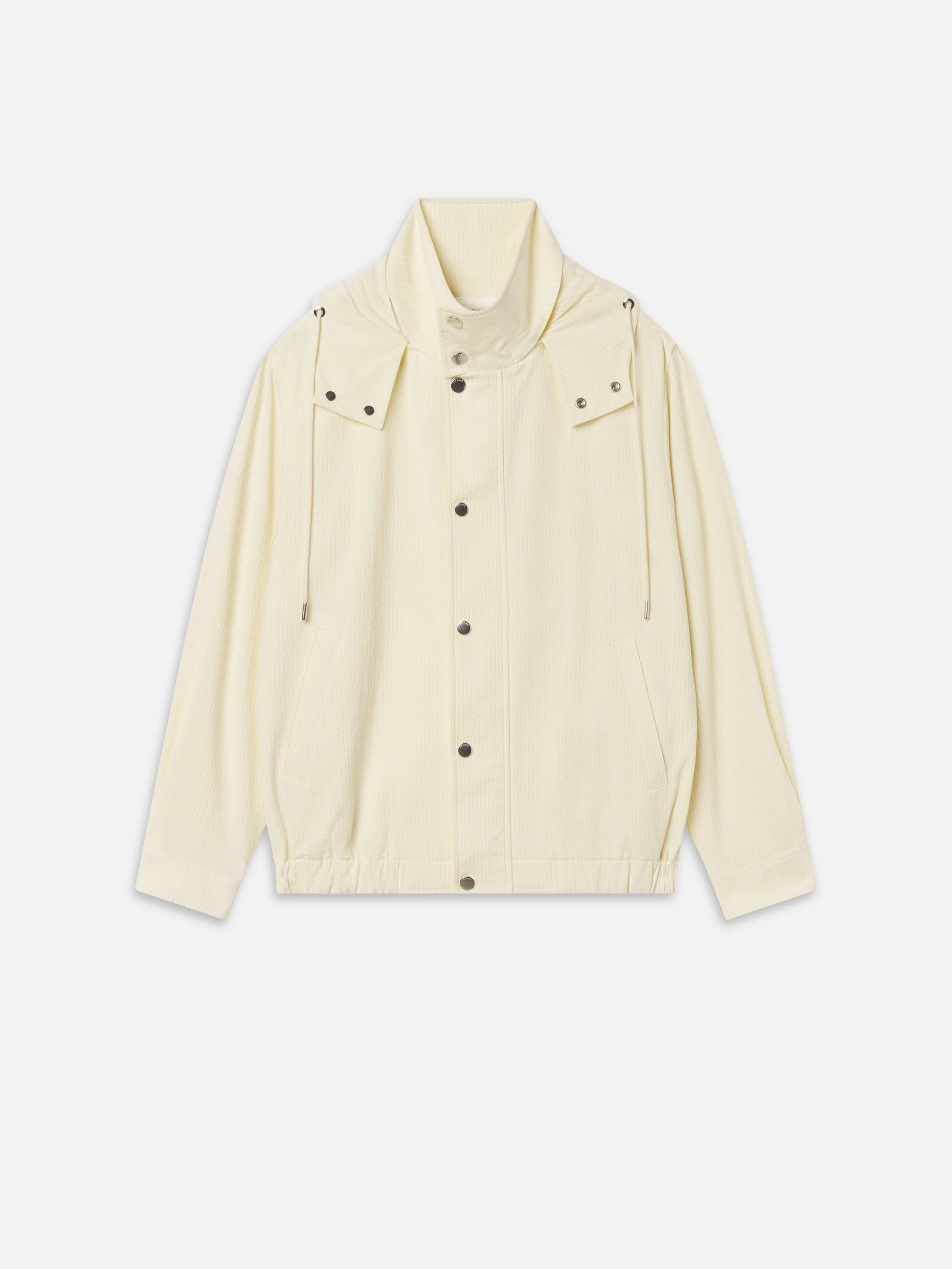 The Seersucker Track Jacket -- Lemon Multi