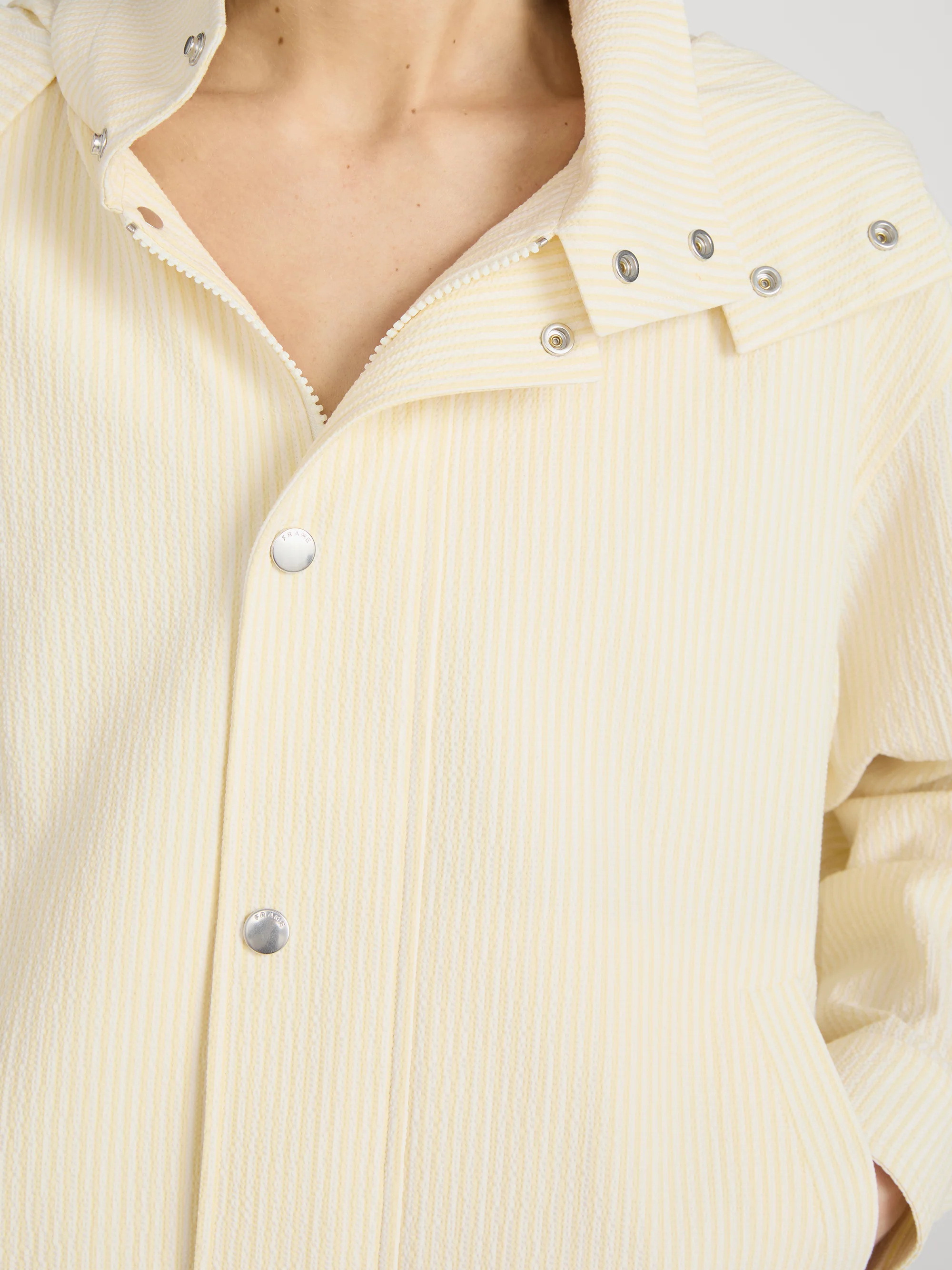 The Seersucker Track Jacket -- Lemon Multi - Image 5