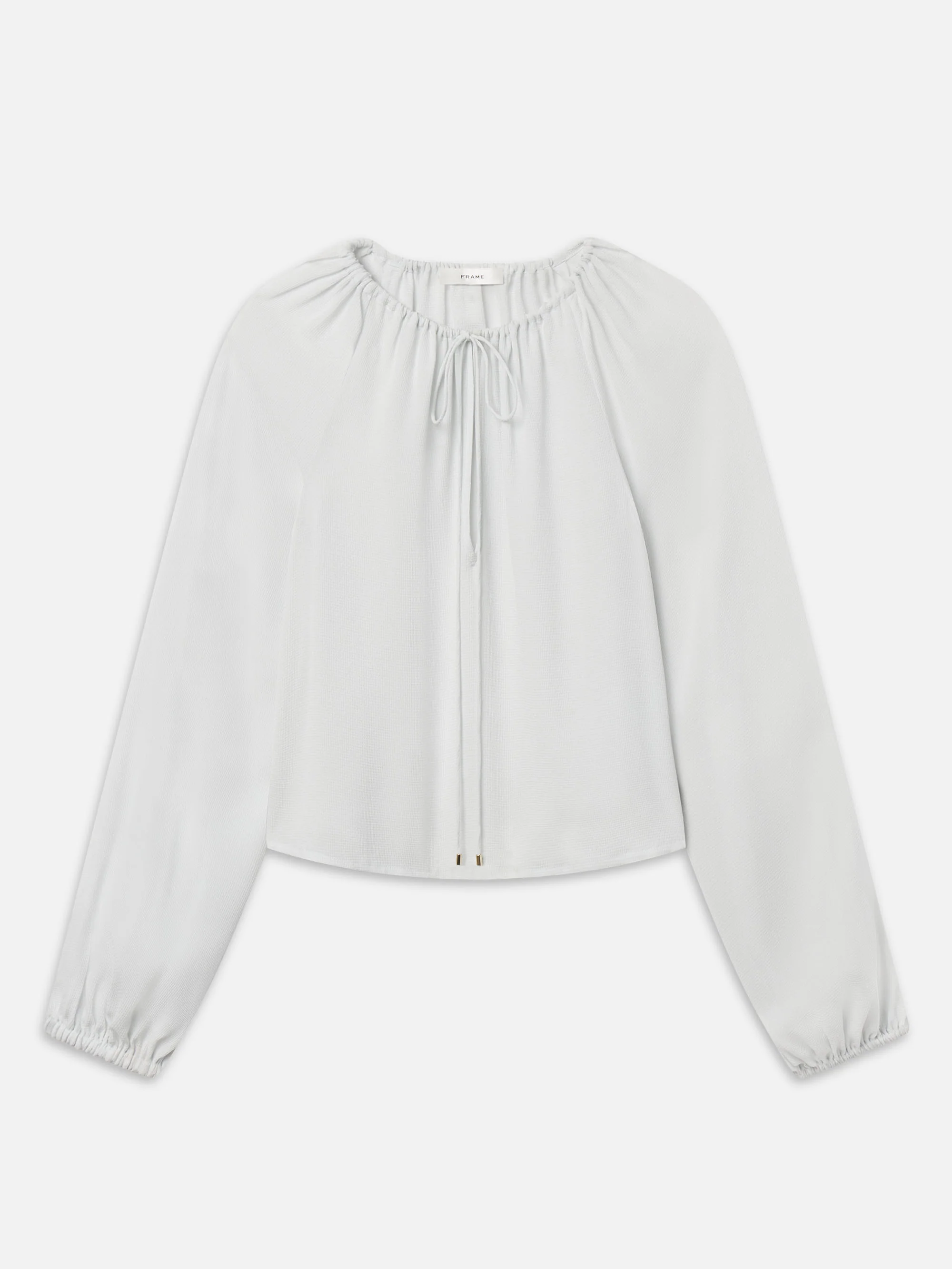THE SILK BALLOON BLOUSE
