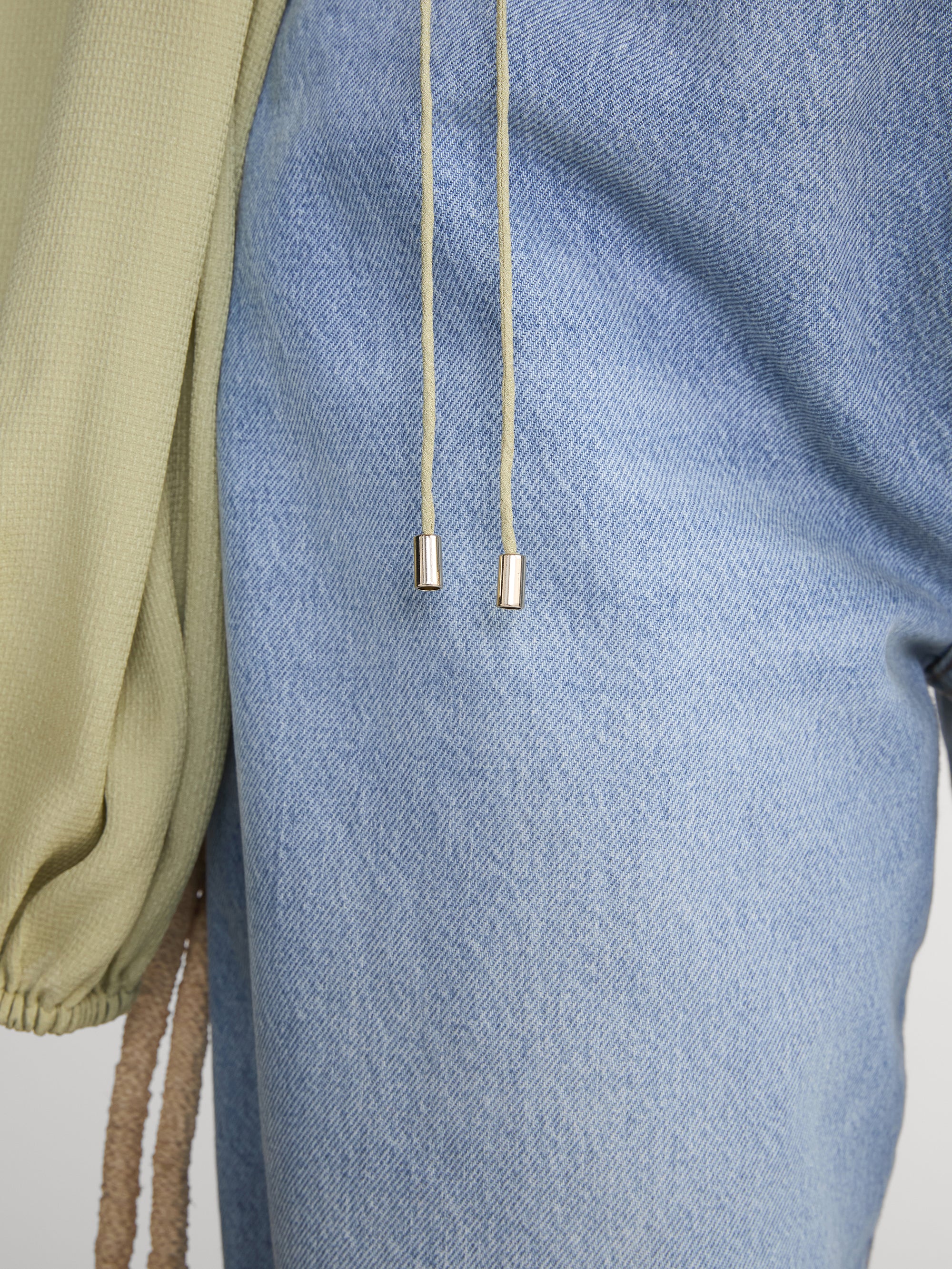 The Silk Balloon Blouse -- Soft Lime - Image 5