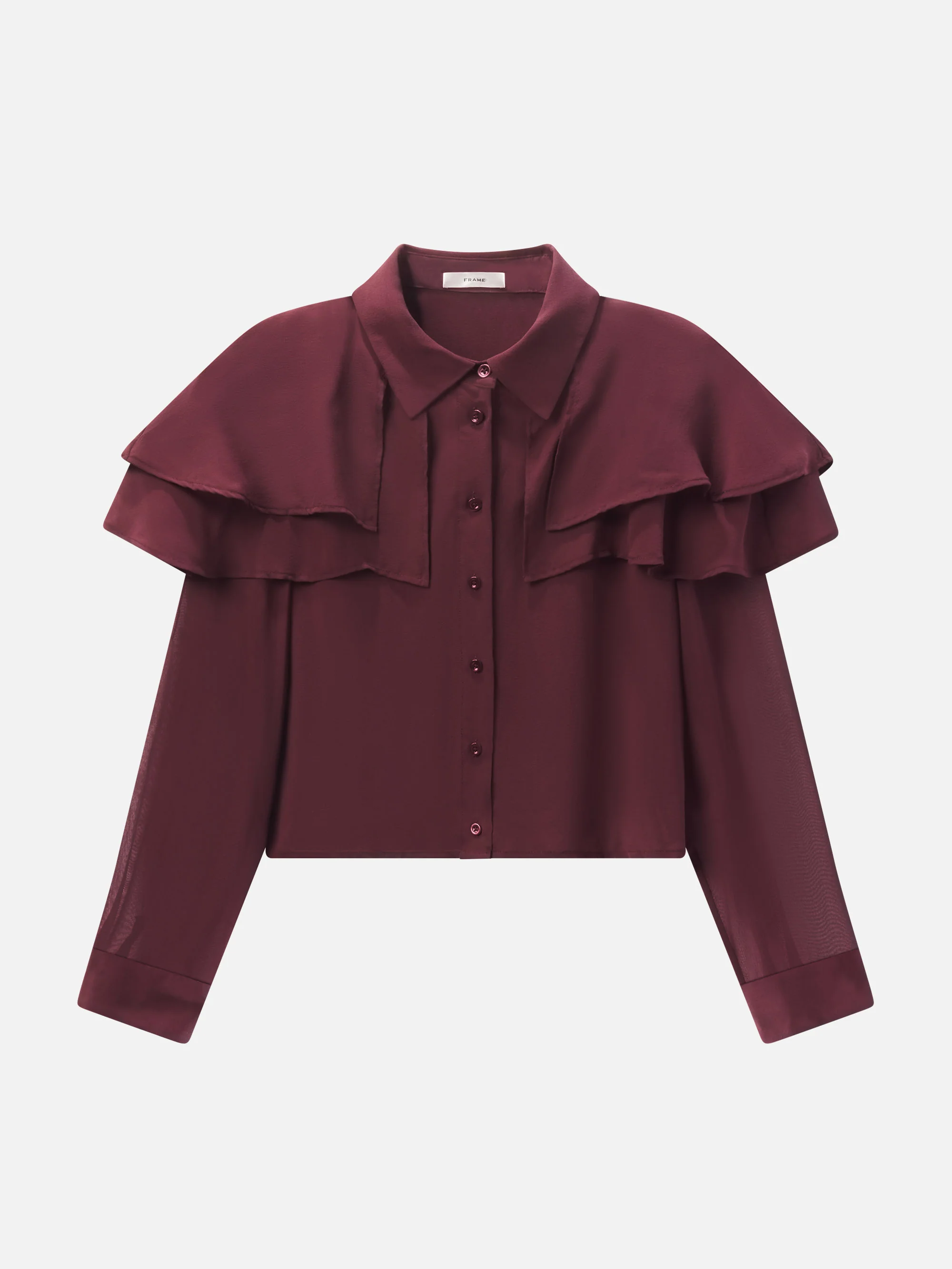 The Silk Cape Blouse
