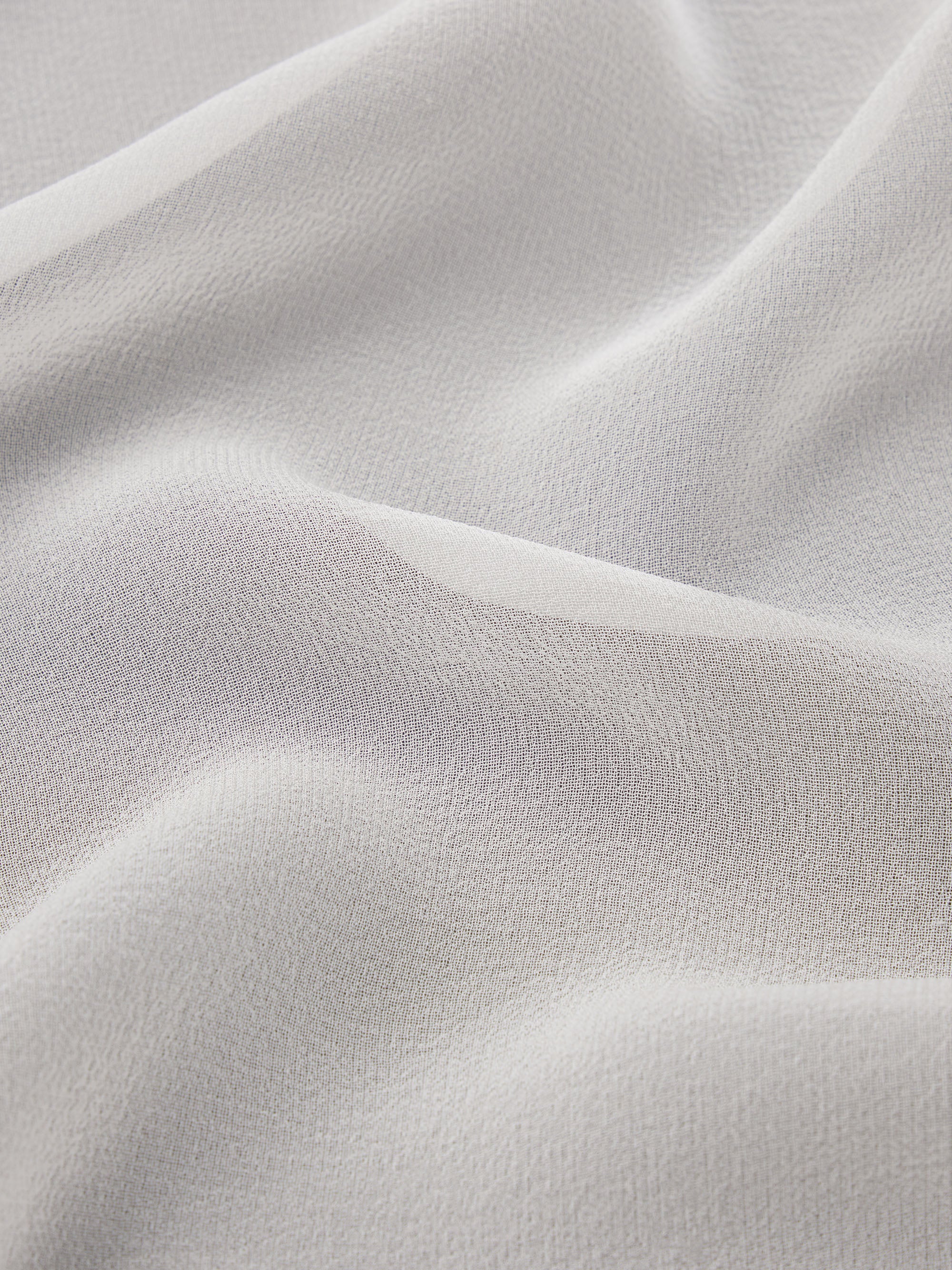 The Silk Cape Blouse -- Cream - Image 8