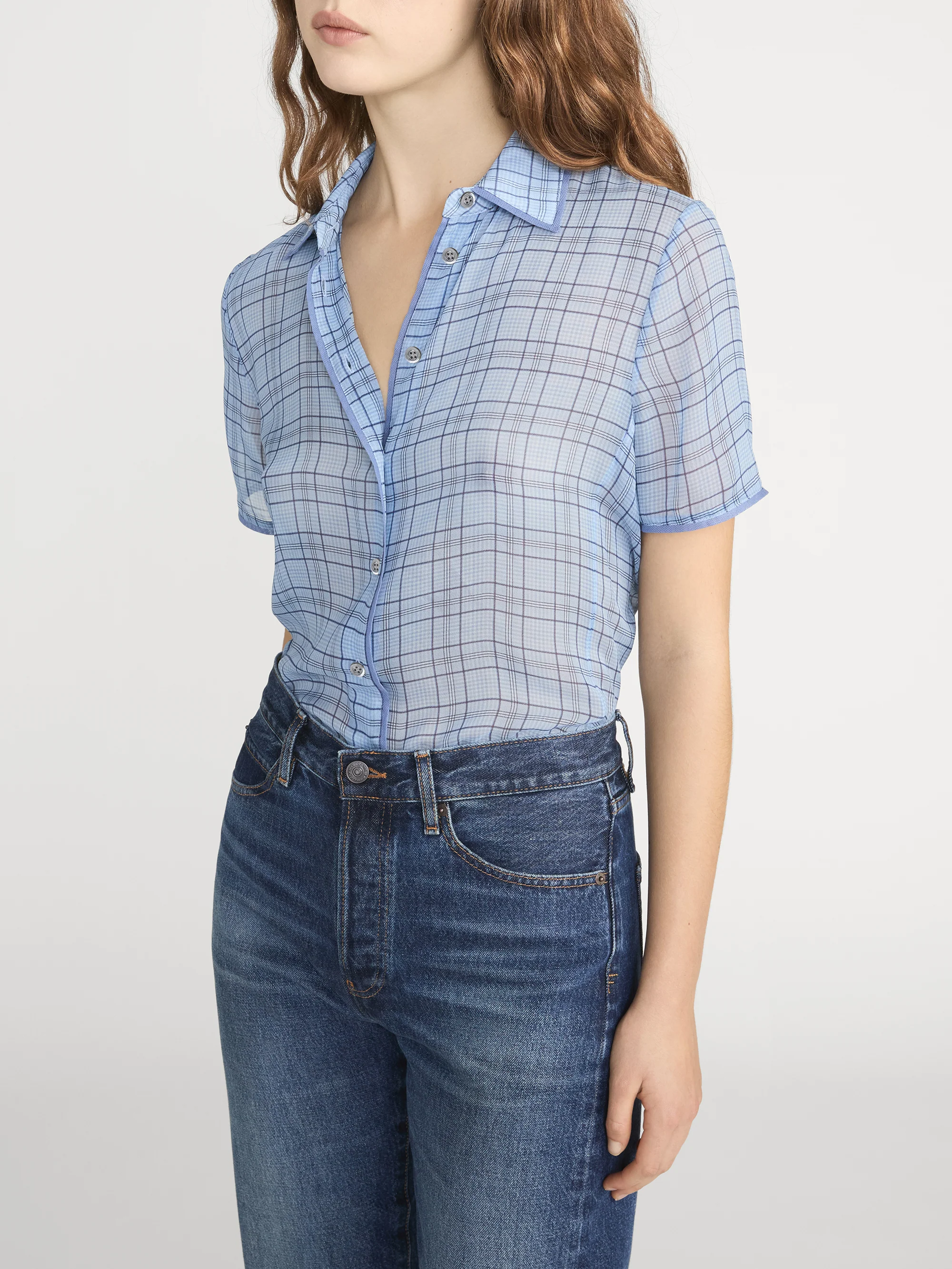 The Essential Top -- Sky Blue Multi - Image 4