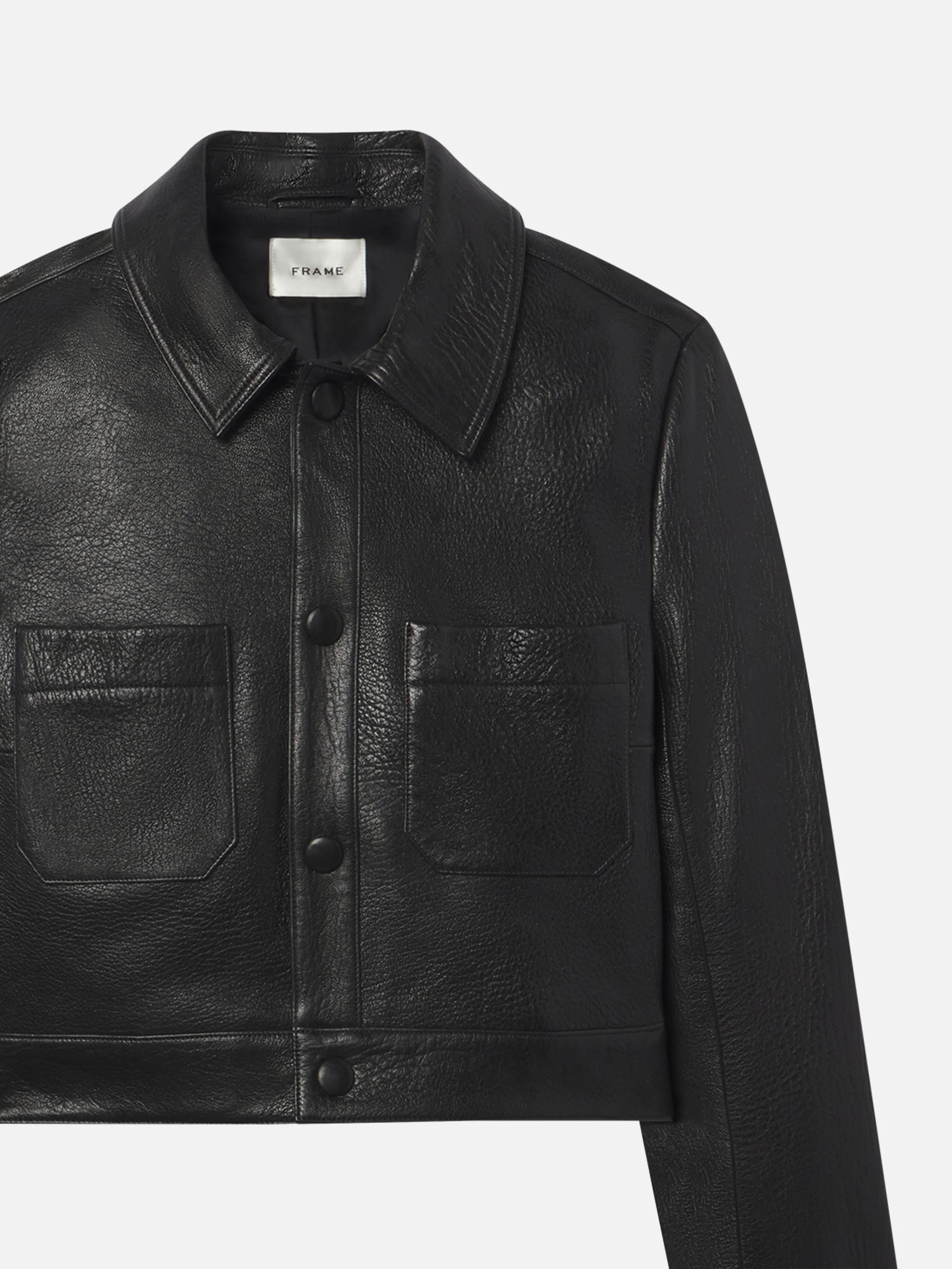 The Small Leather Jacket -- Black - Image 2