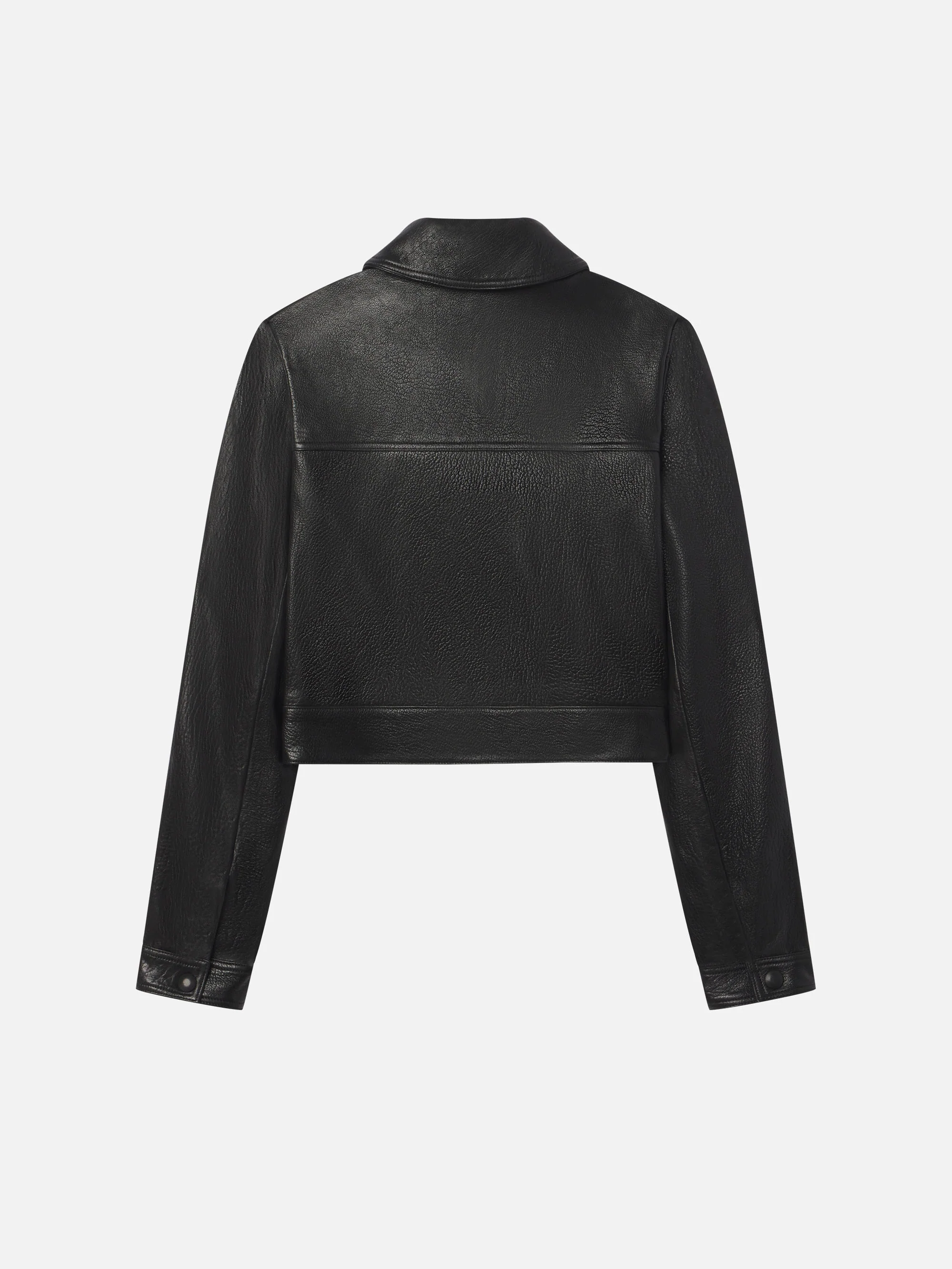 The Small Leather Jacket -- Black - Image 3