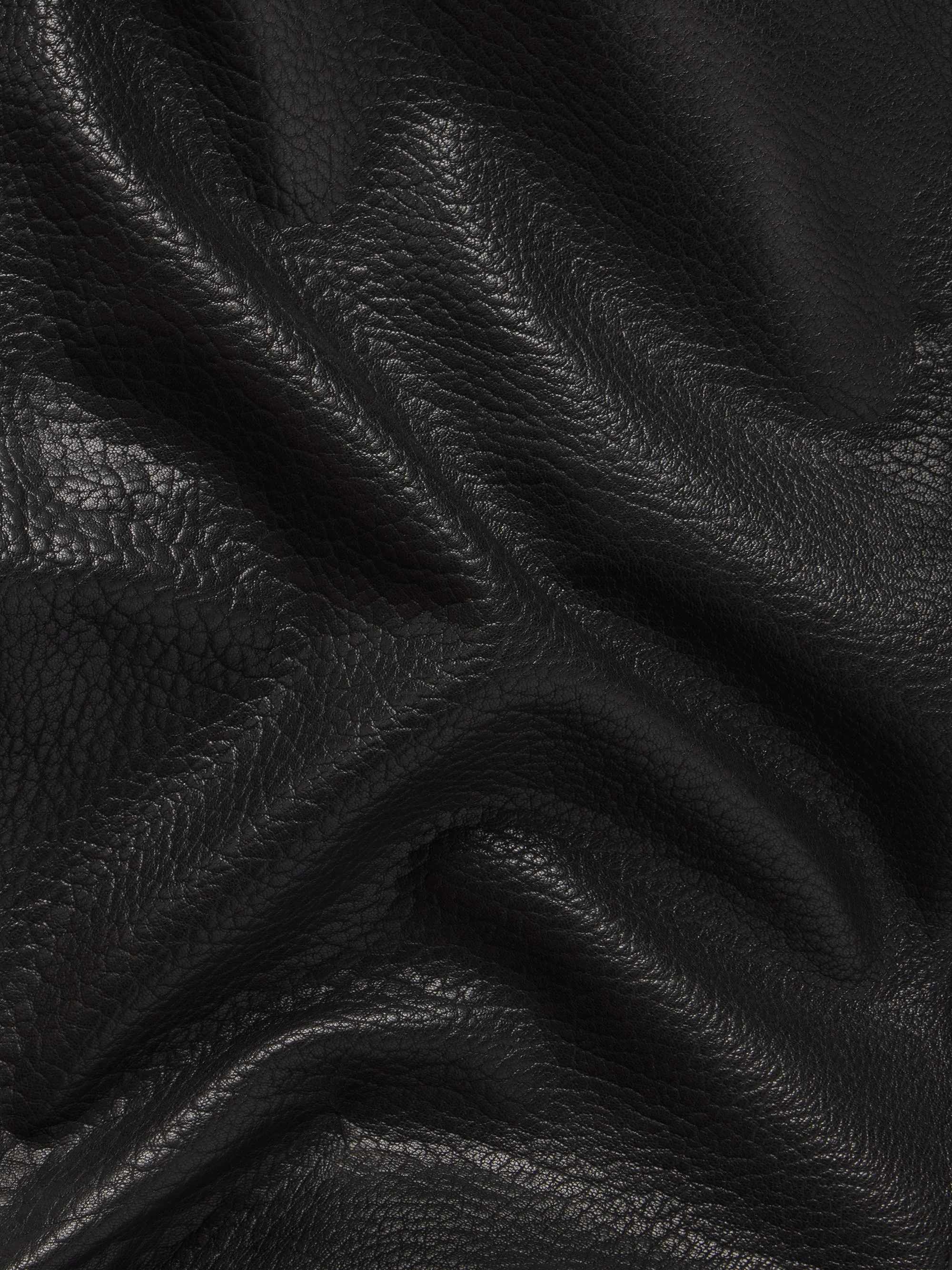 The Small Leather Jacket -- Black - Image 4