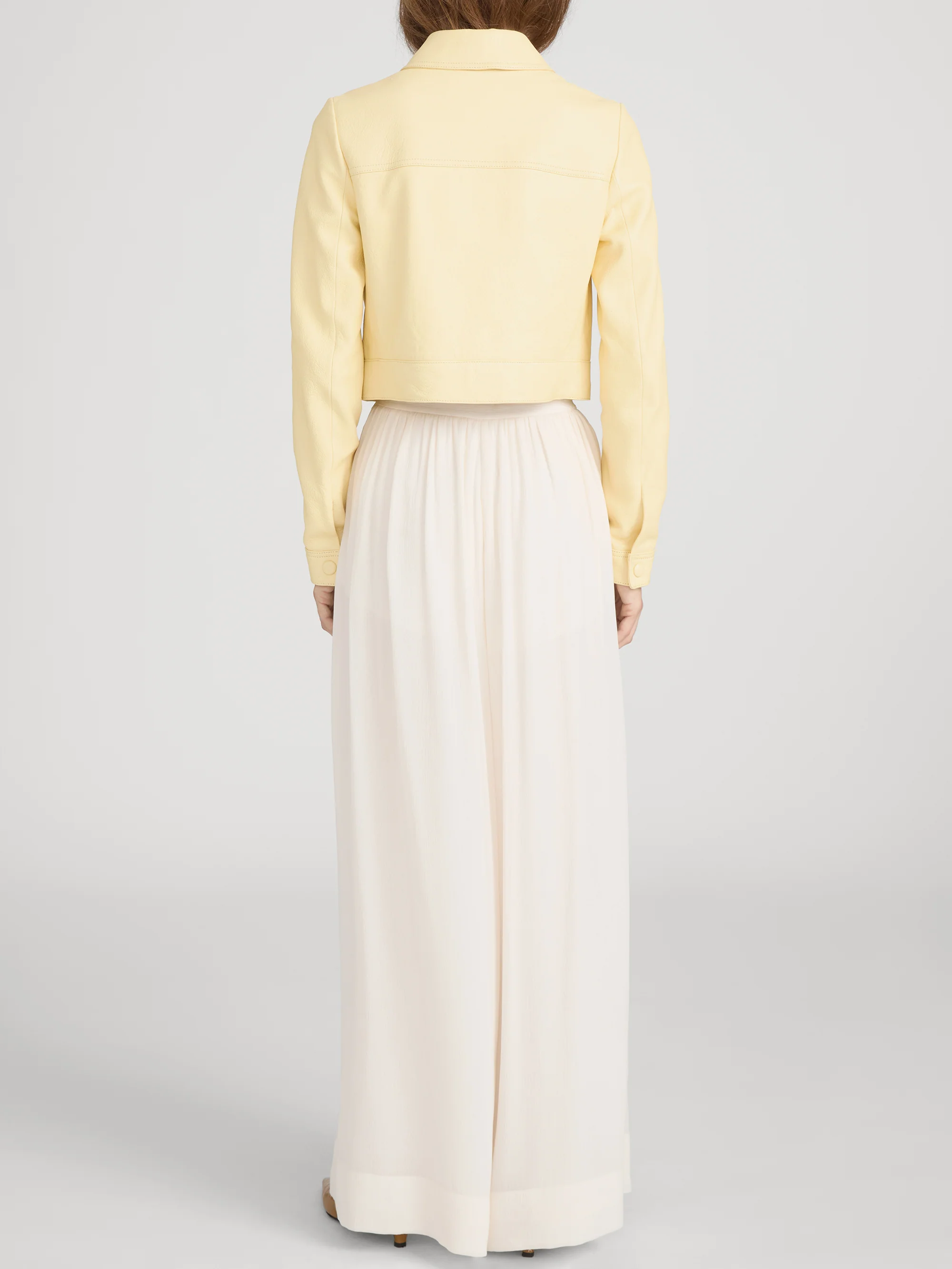 The Small Leather Jacket -- Lemon - Image 6