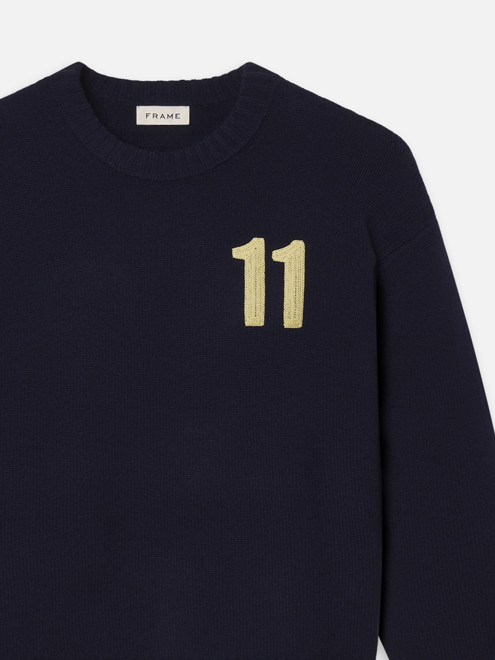 The Society Archive Cashmere Sweater -- Navy - Image 2