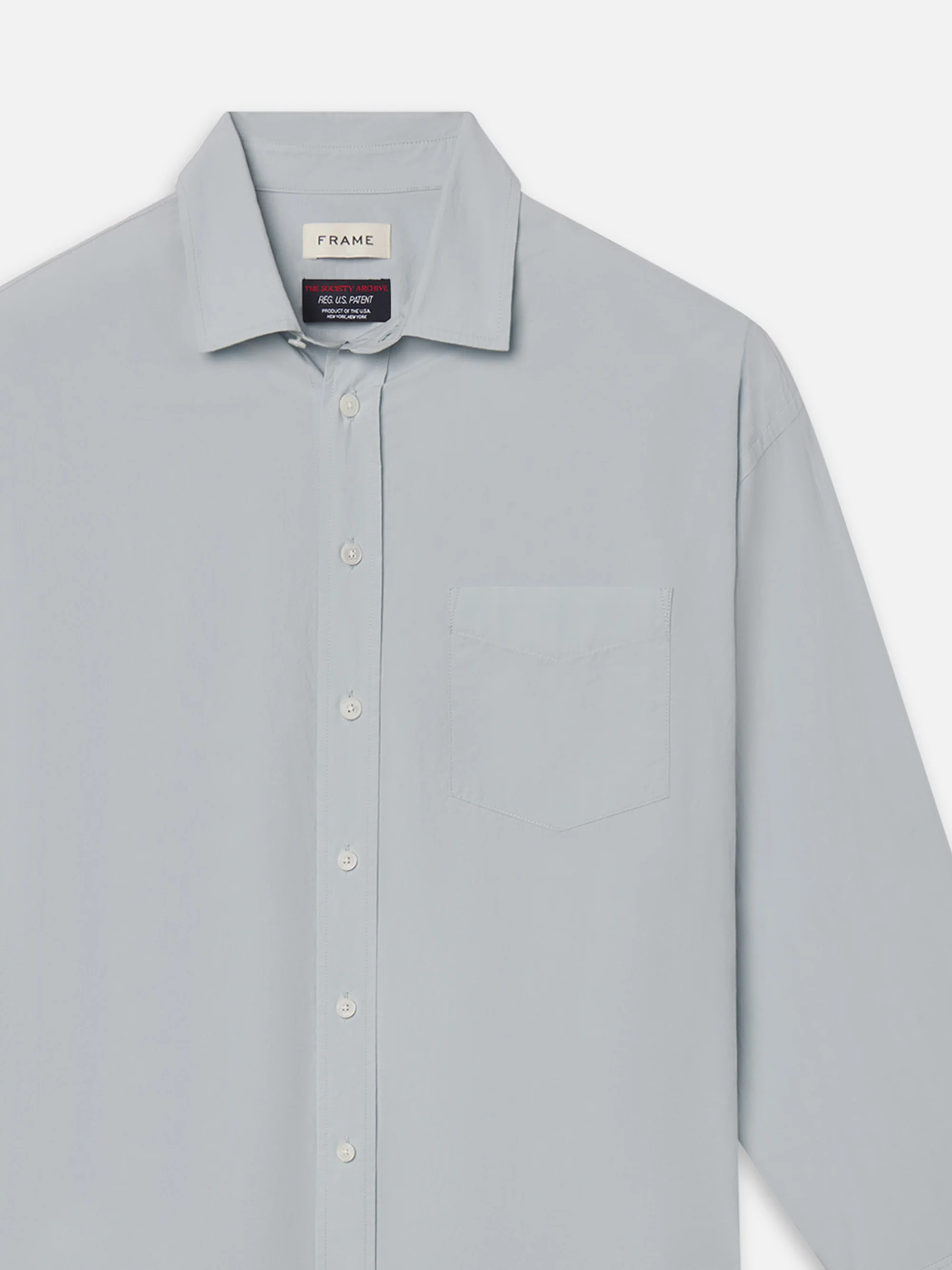 The Society Archive Classic Blue Shirt -- Light Blue - Image 2