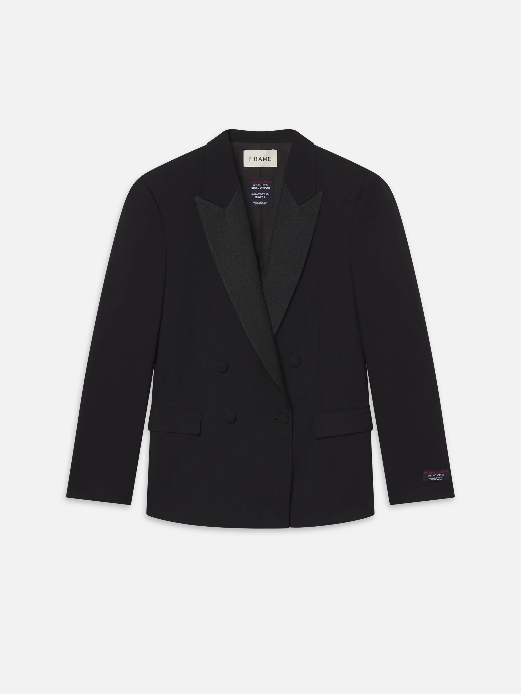 The Society Archive Tuxedo Jacket -- Black
