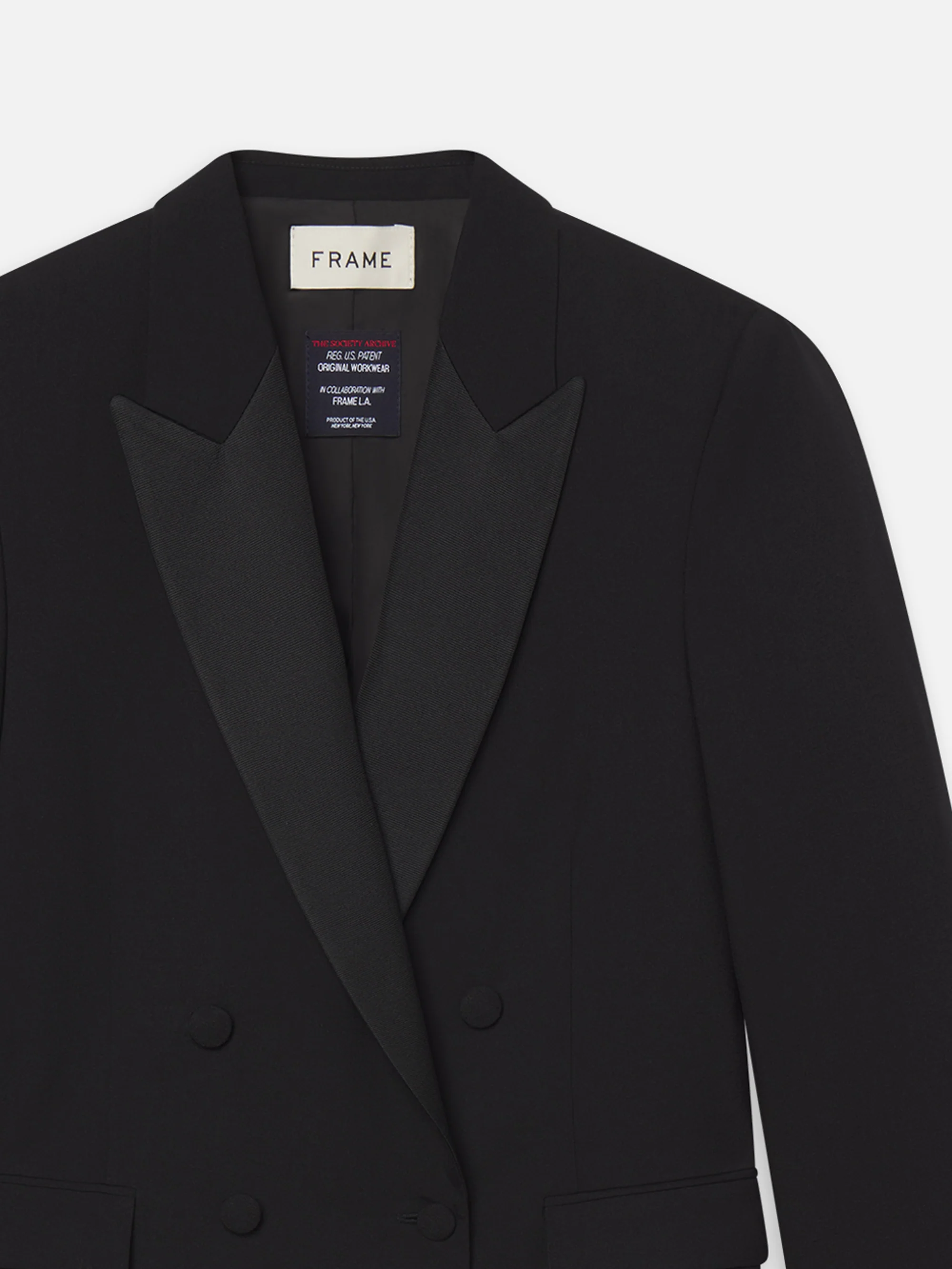 The Society Archive Tuxedo Jacket -- Black - Image 2