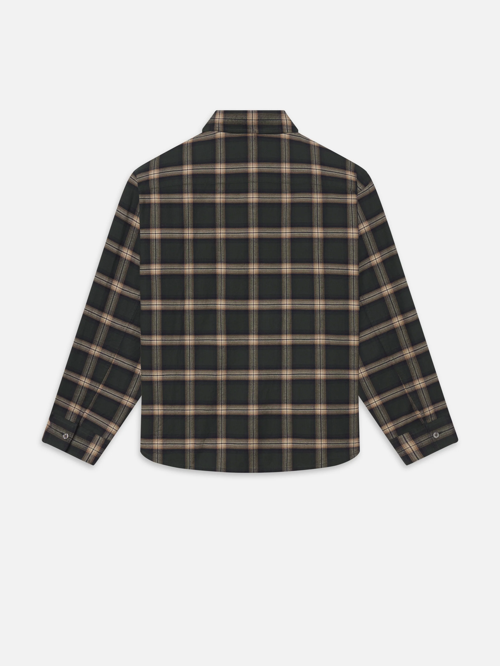 The Society Archive Vintage Plaid Shirt -- Beige Plaid - Image 3
