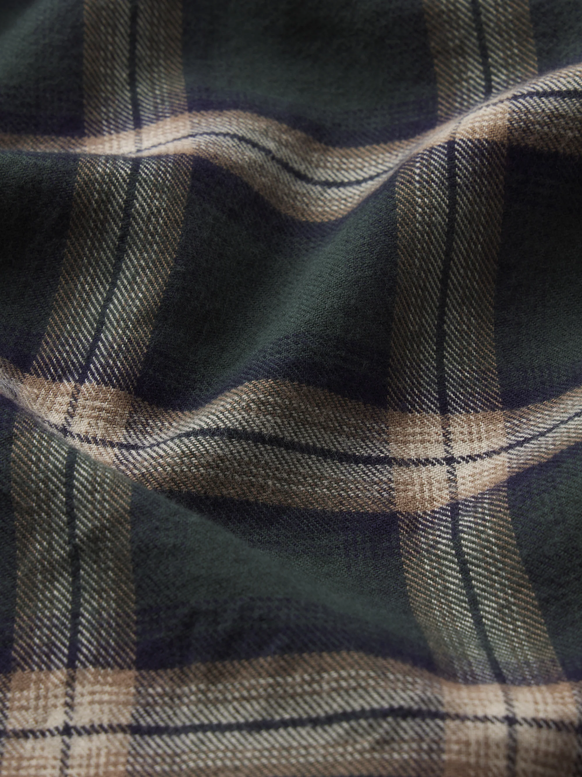 The Society Archive Vintage Plaid Shirt -- Beige Plaid - Image 4