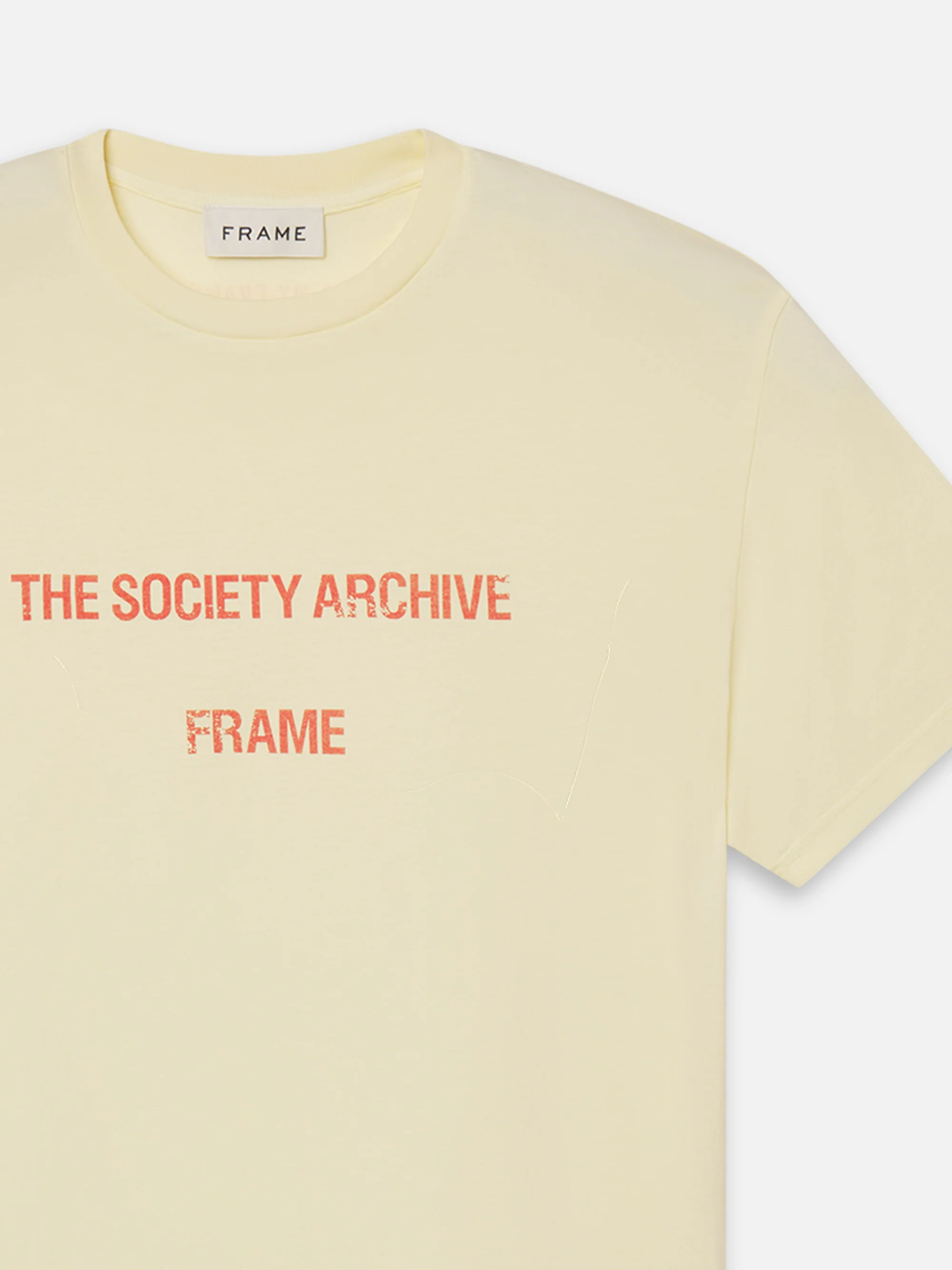 The Society Archive Vintage Print Shirt -- Soft Yellow - Image 2