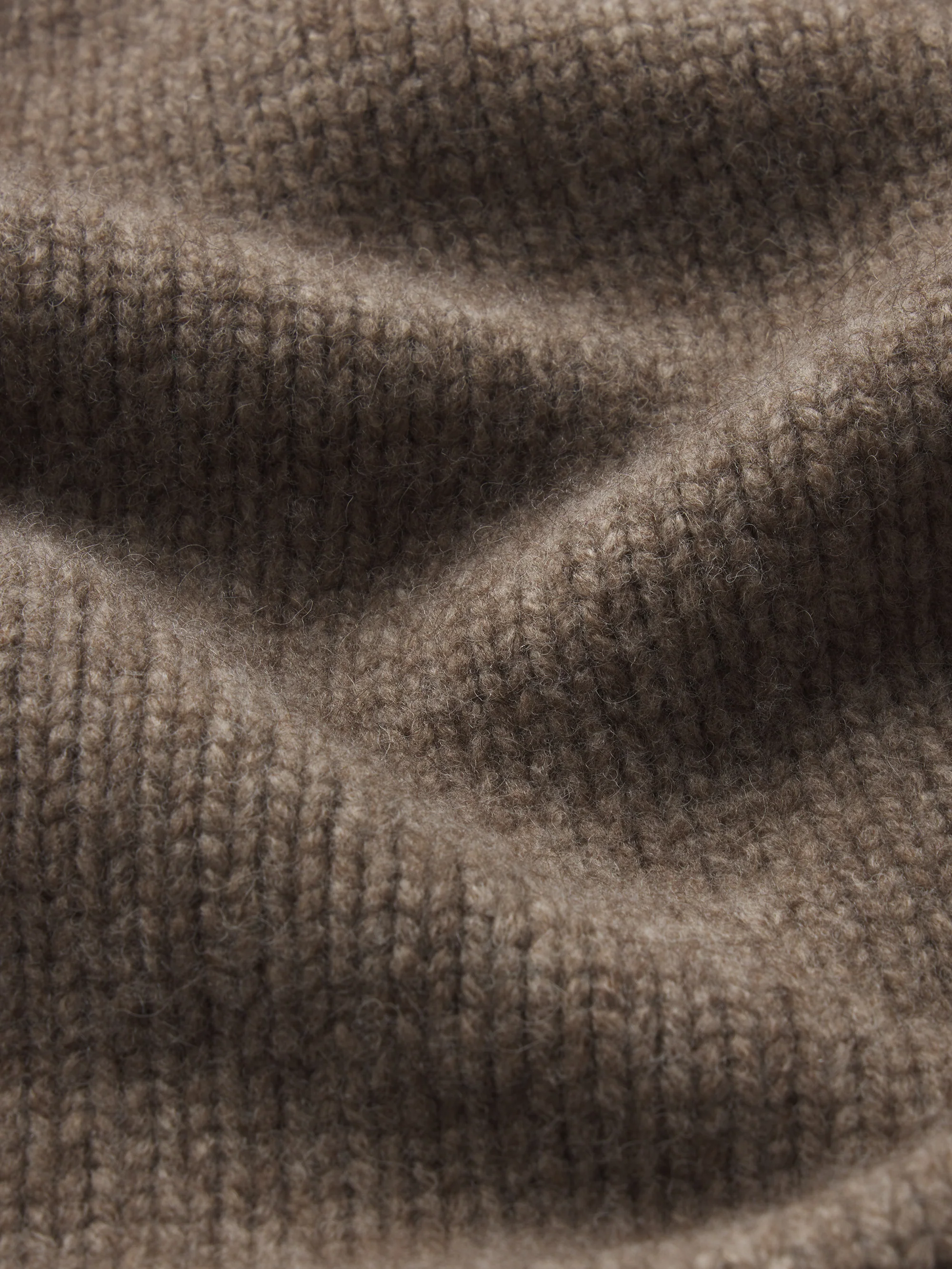 The Society Archive Zip-Up Cardigan Sweater -- Mocha - Image 4