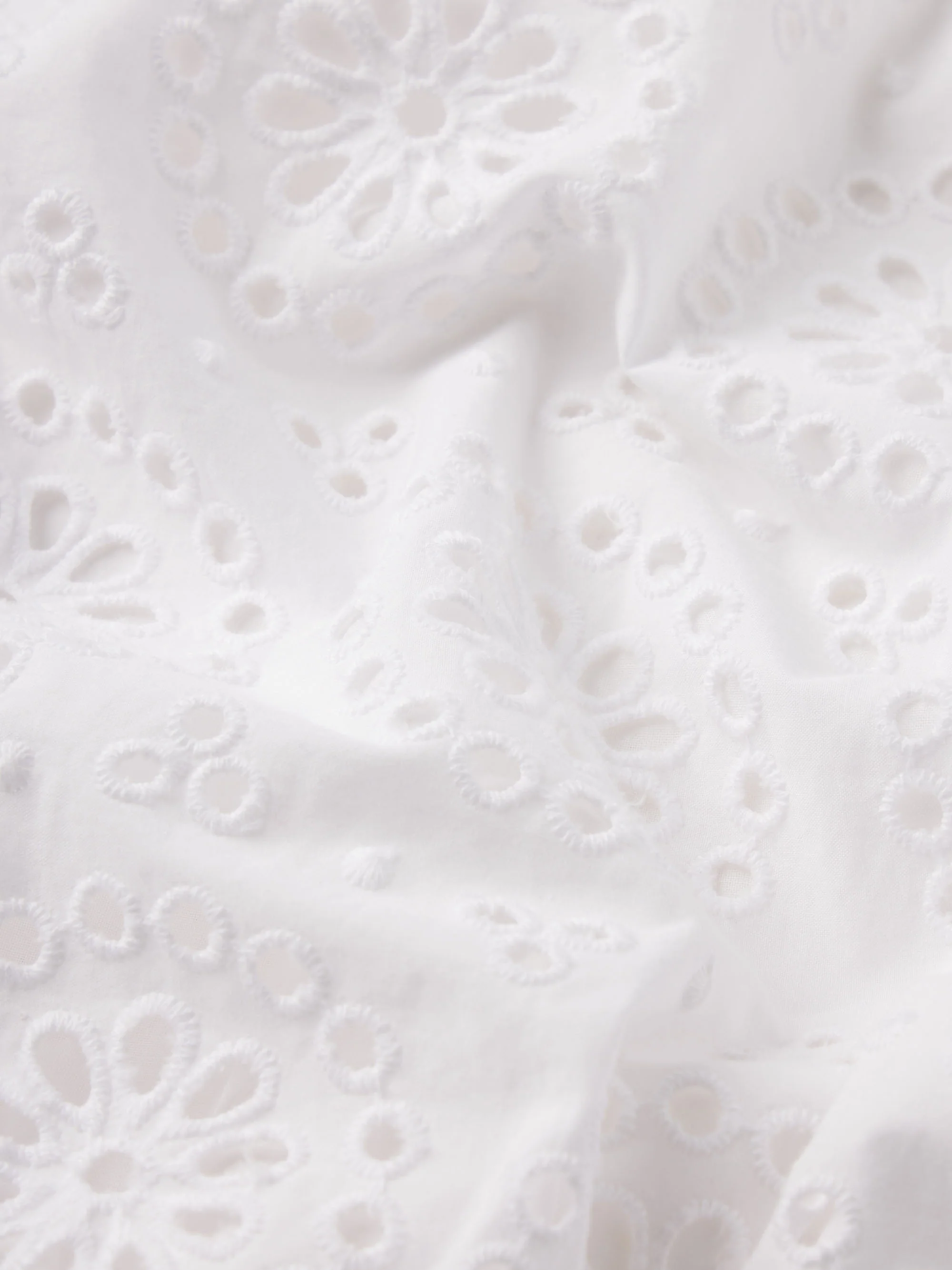 The Solstice Eyelet Blouse -- White - Image 7