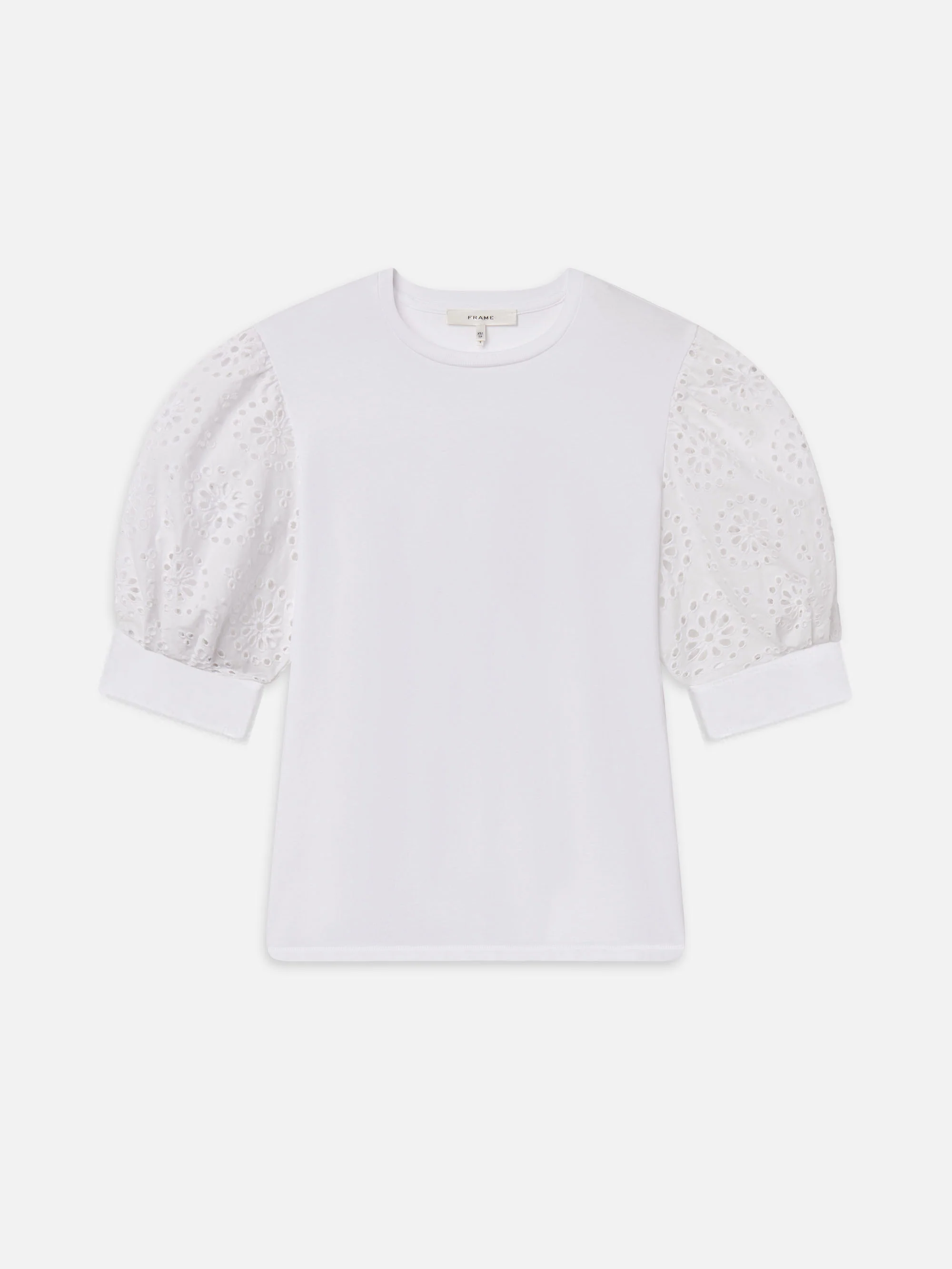 The Solstice Eyelet Tee -- White