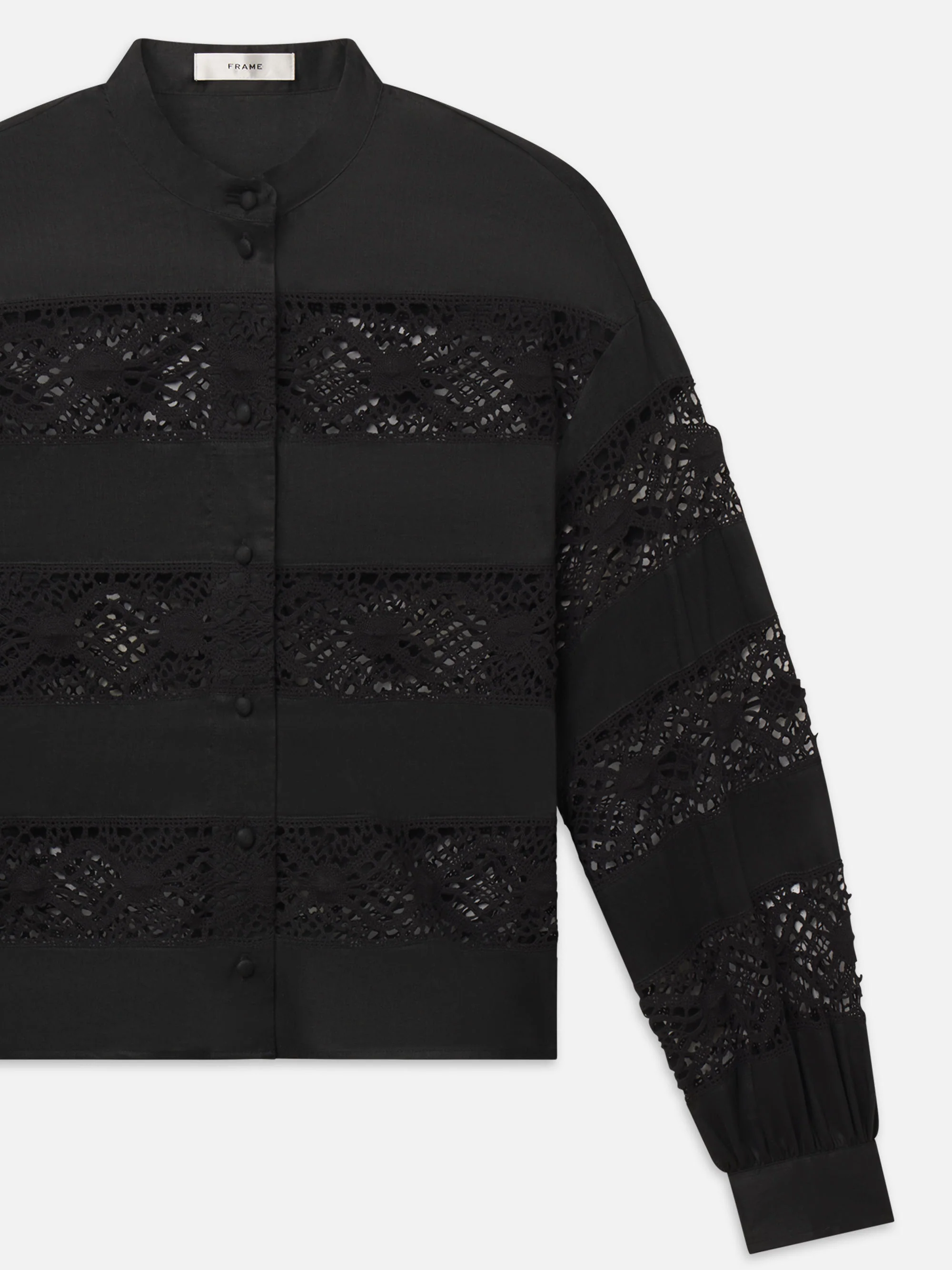 The Statement Heirloom Shirt -- Black - Image 2