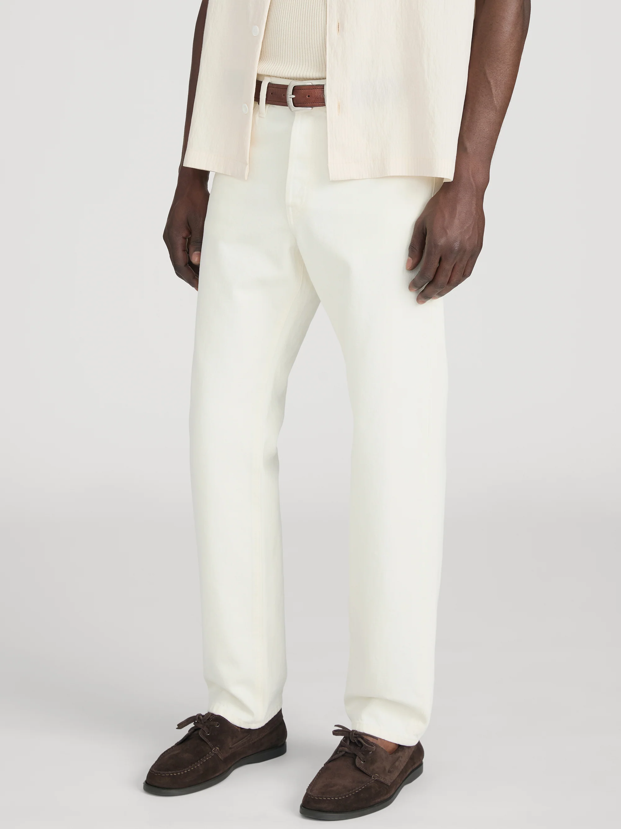 The Straight Jean -- Off White - Image 4