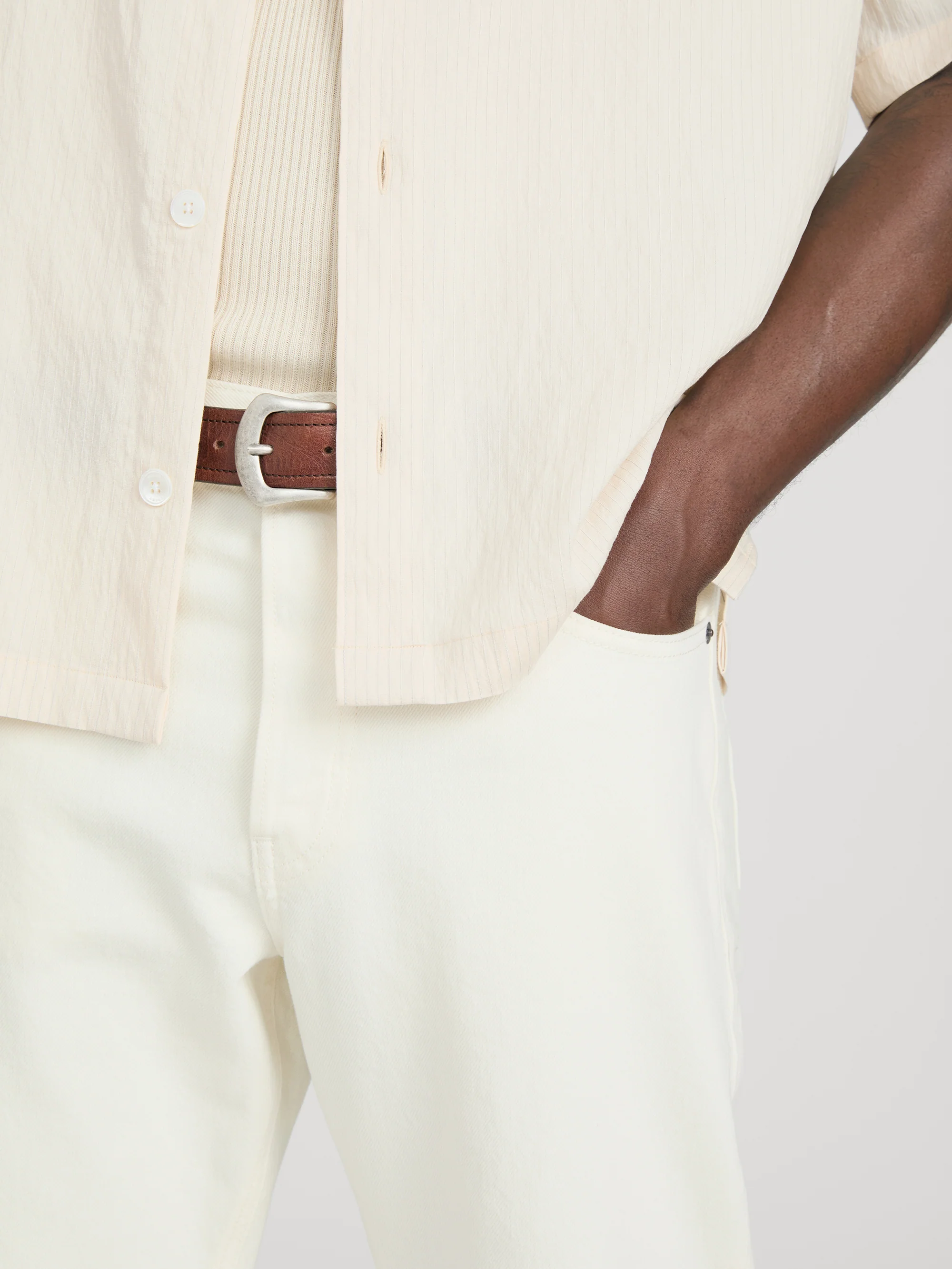 The Straight Jean -- Off White - Image 5