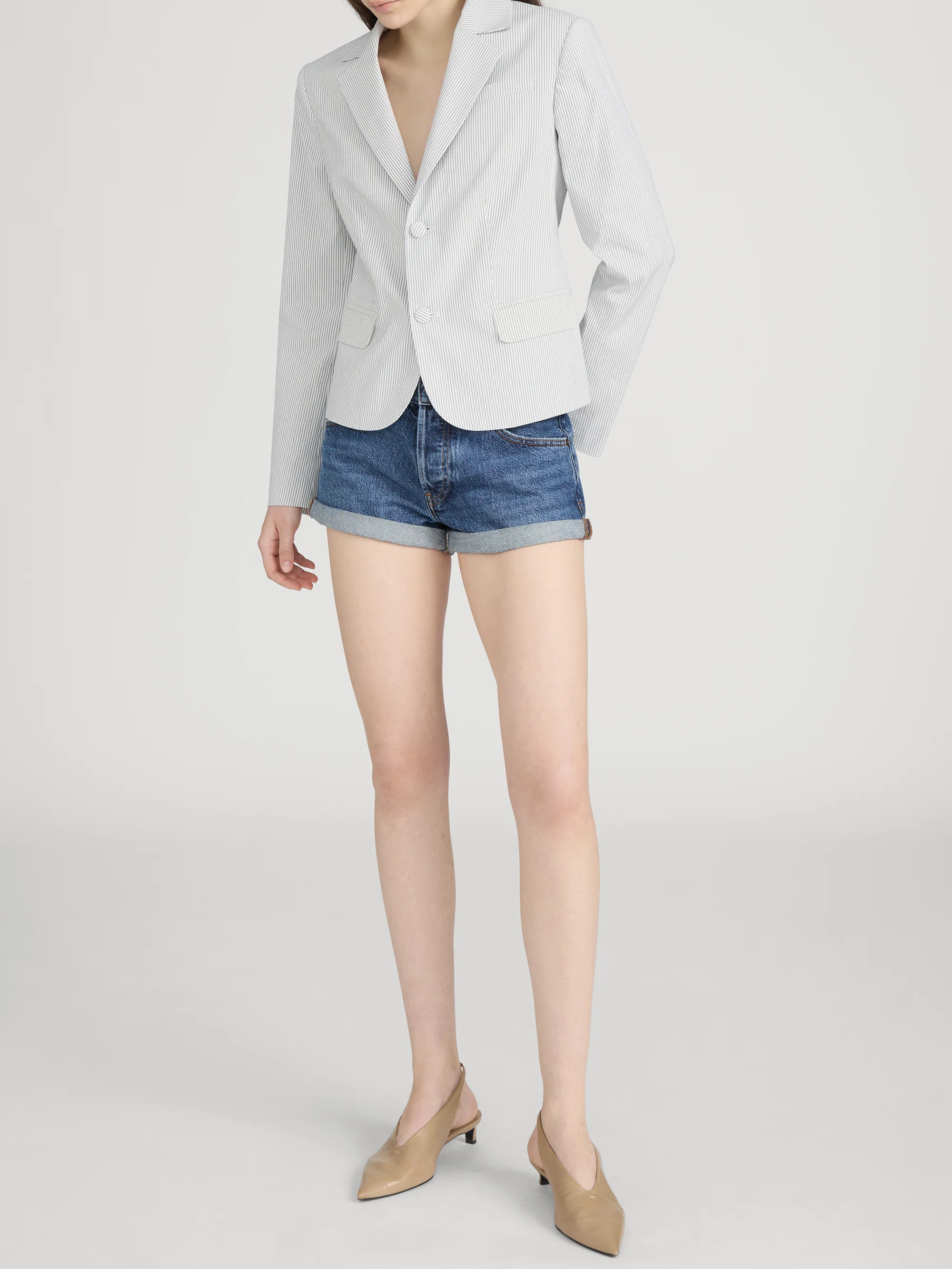 The Stripe Classic Blazer -- Navy Multi - Image 2